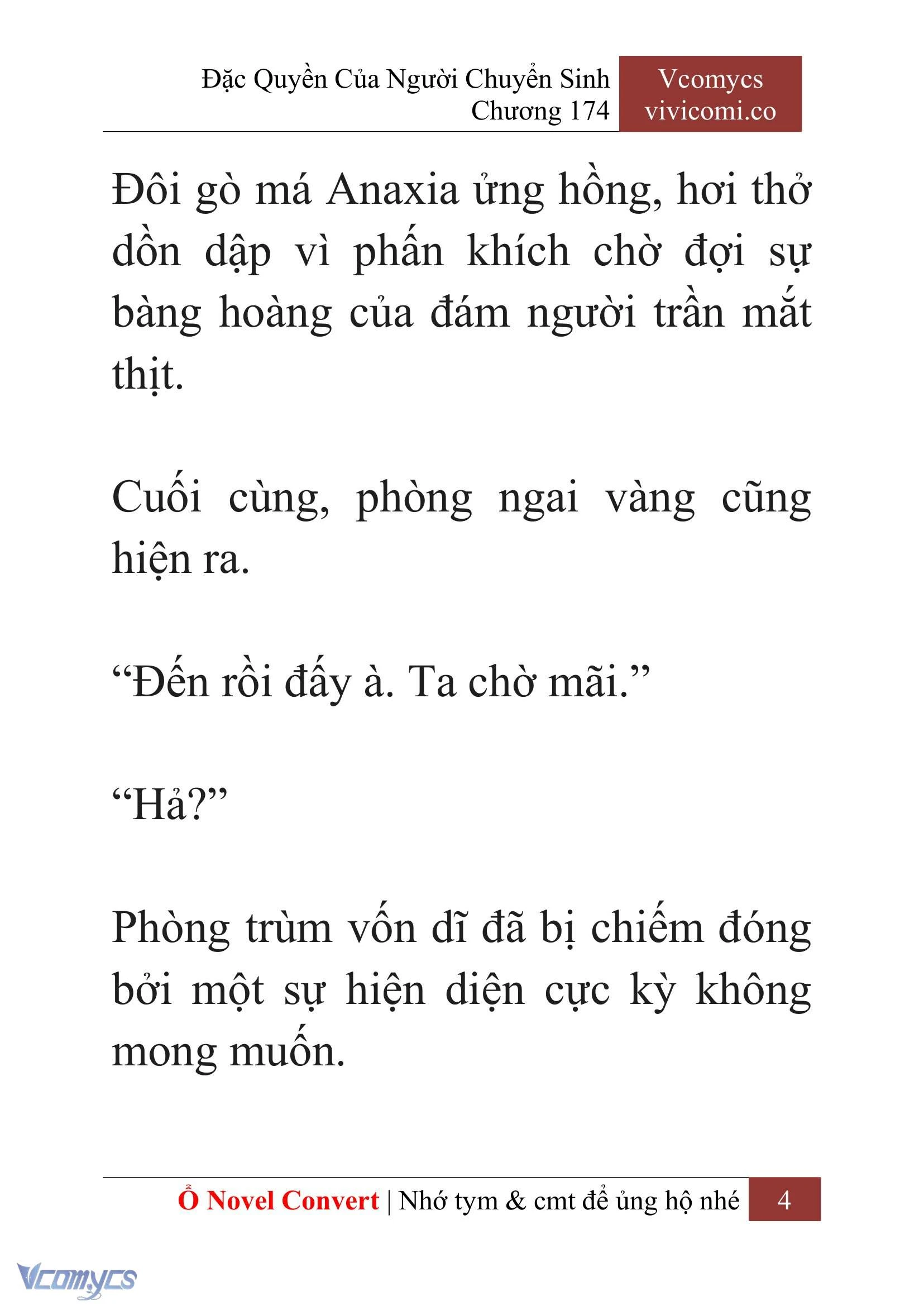 [Novel] Đặc Quyền Của Người Chuyển Sinh Chapter 174 - Trang 8