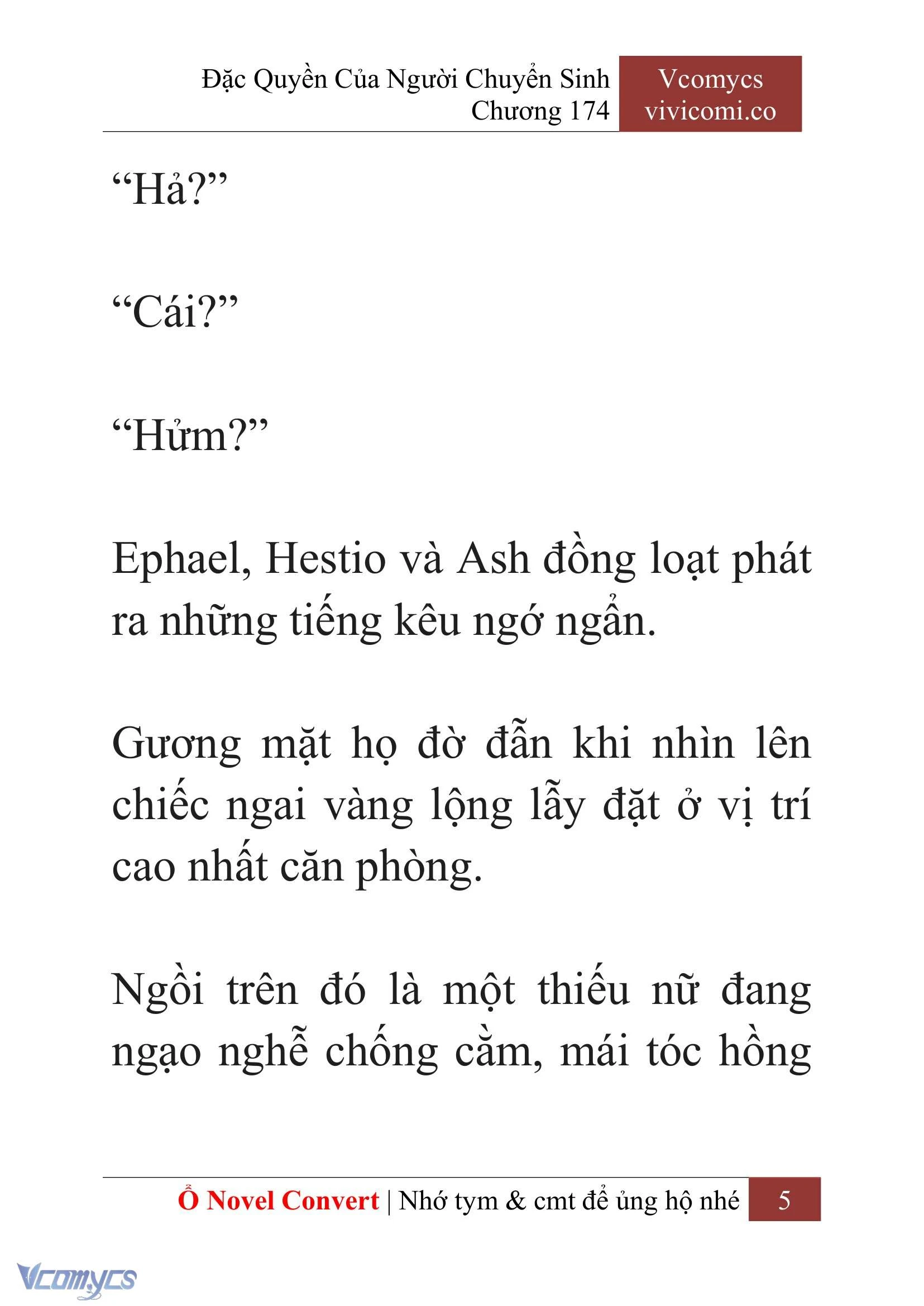 [Novel] Đặc Quyền Của Người Chuyển Sinh Chapter 174 - Trang 9