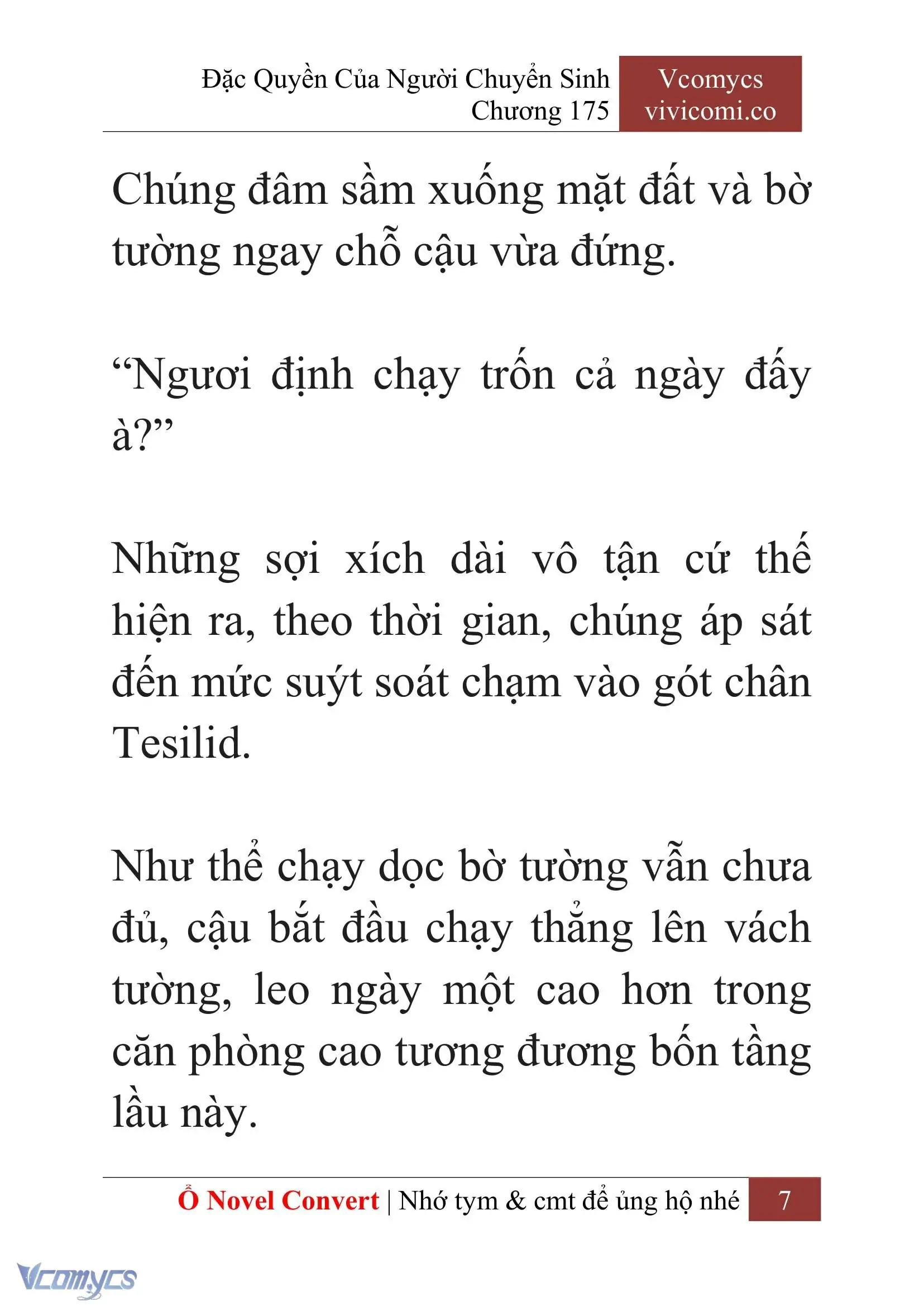 [Novel] Đặc Quyền Của Người Chuyển Sinh Chapter 175 - Trang 11