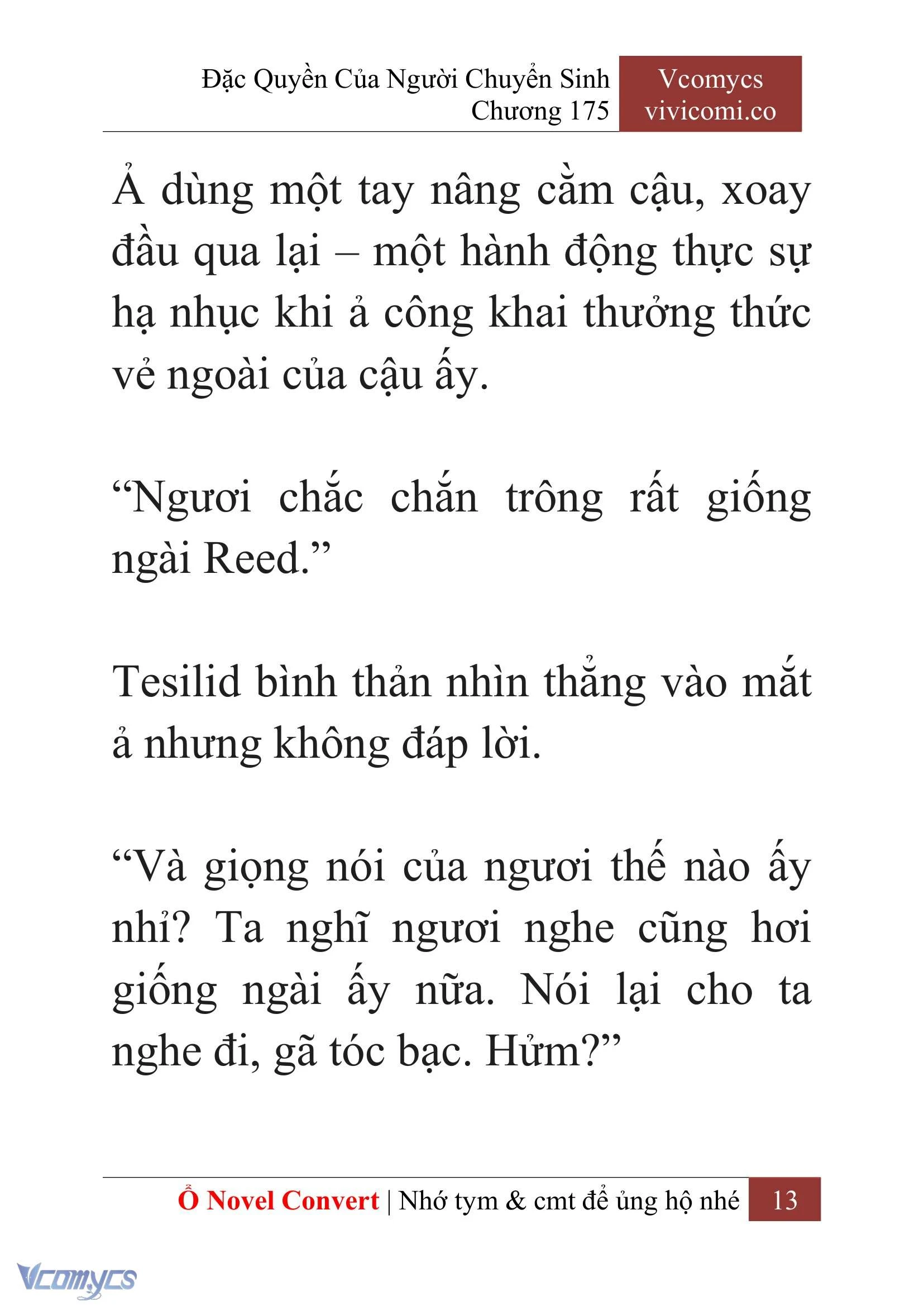 [Novel] Đặc Quyền Của Người Chuyển Sinh Chapter 175 - Trang 17