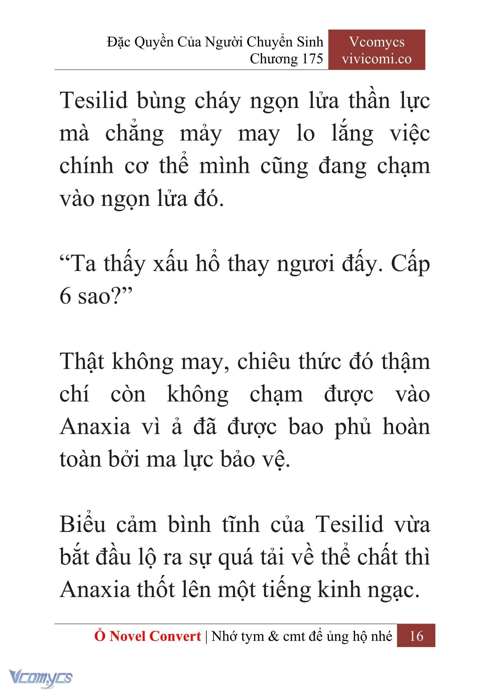 [Novel] Đặc Quyền Của Người Chuyển Sinh Chapter 175 - Trang 20