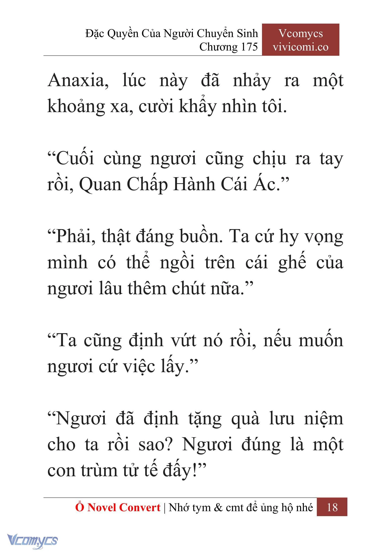 [Novel] Đặc Quyền Của Người Chuyển Sinh Chapter 175 - Trang 22
