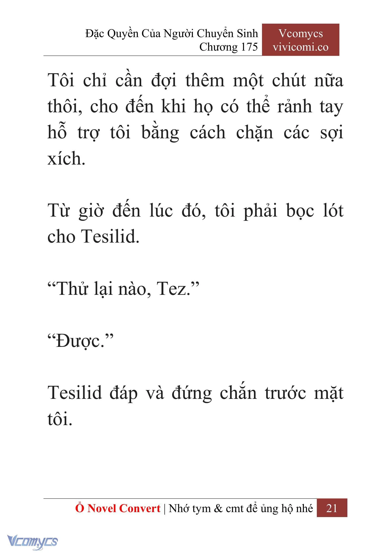 [Novel] Đặc Quyền Của Người Chuyển Sinh Chapter 175 - Trang 25
