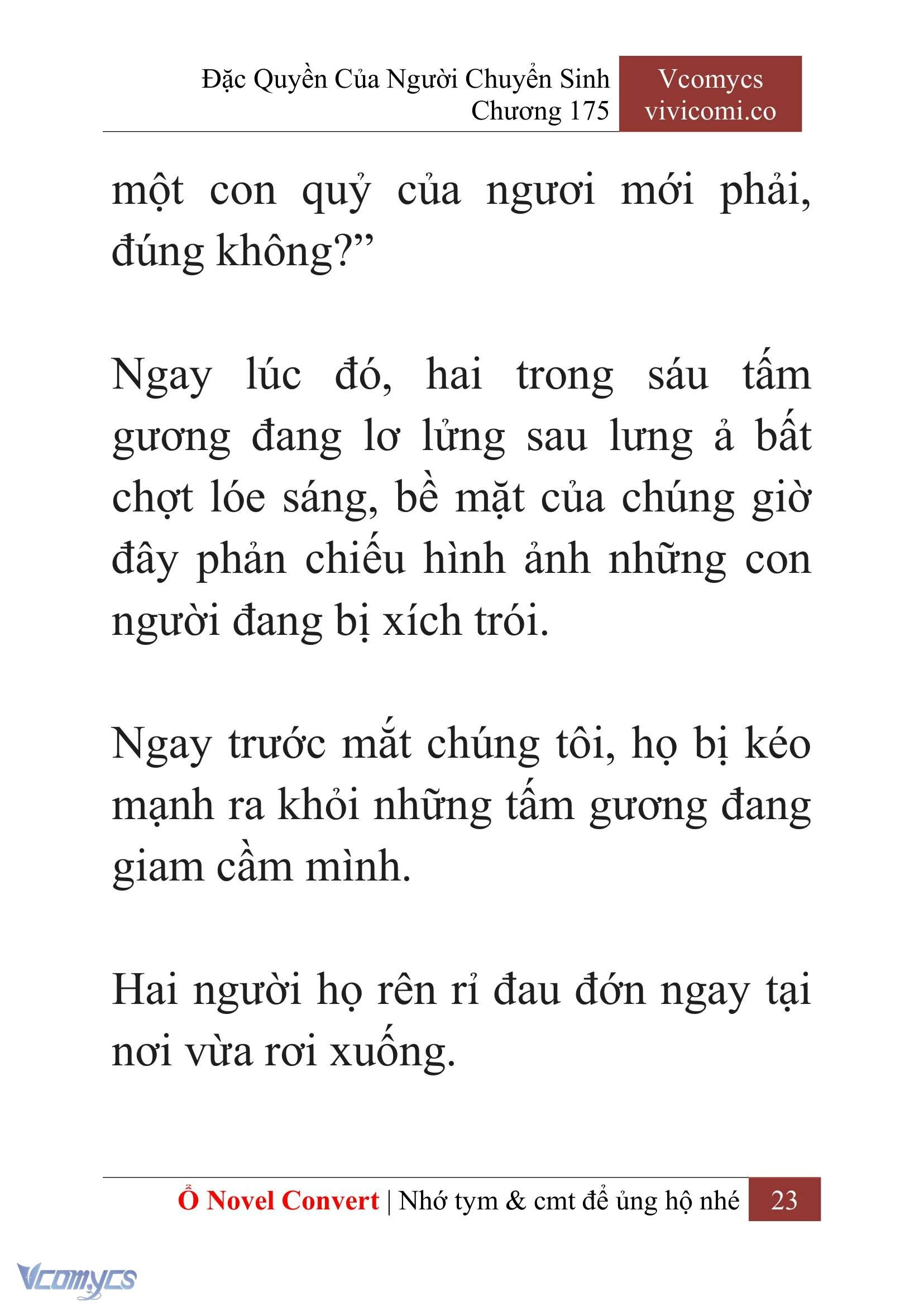 [Novel] Đặc Quyền Của Người Chuyển Sinh Chapter 175 - Trang 27