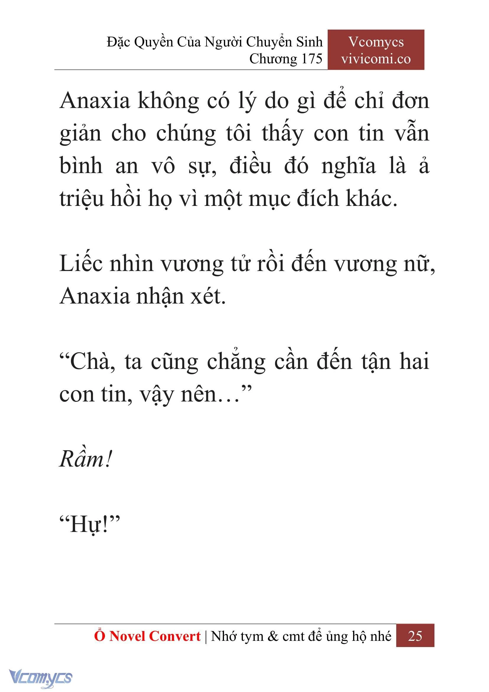 [Novel] Đặc Quyền Của Người Chuyển Sinh Chapter 175 - Trang 29