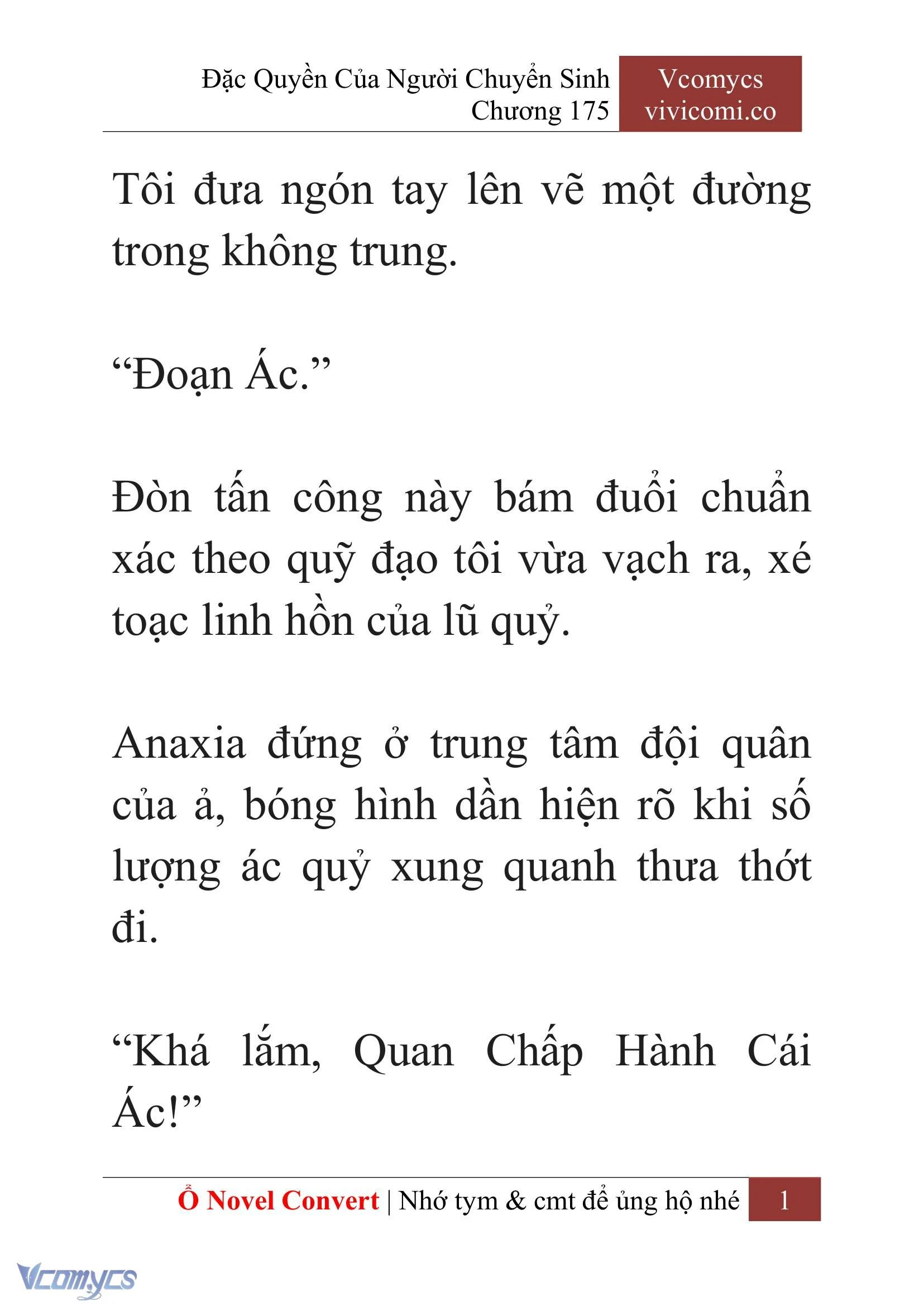 [Novel] Đặc Quyền Của Người Chuyển Sinh Chapter 175 - Trang 5
