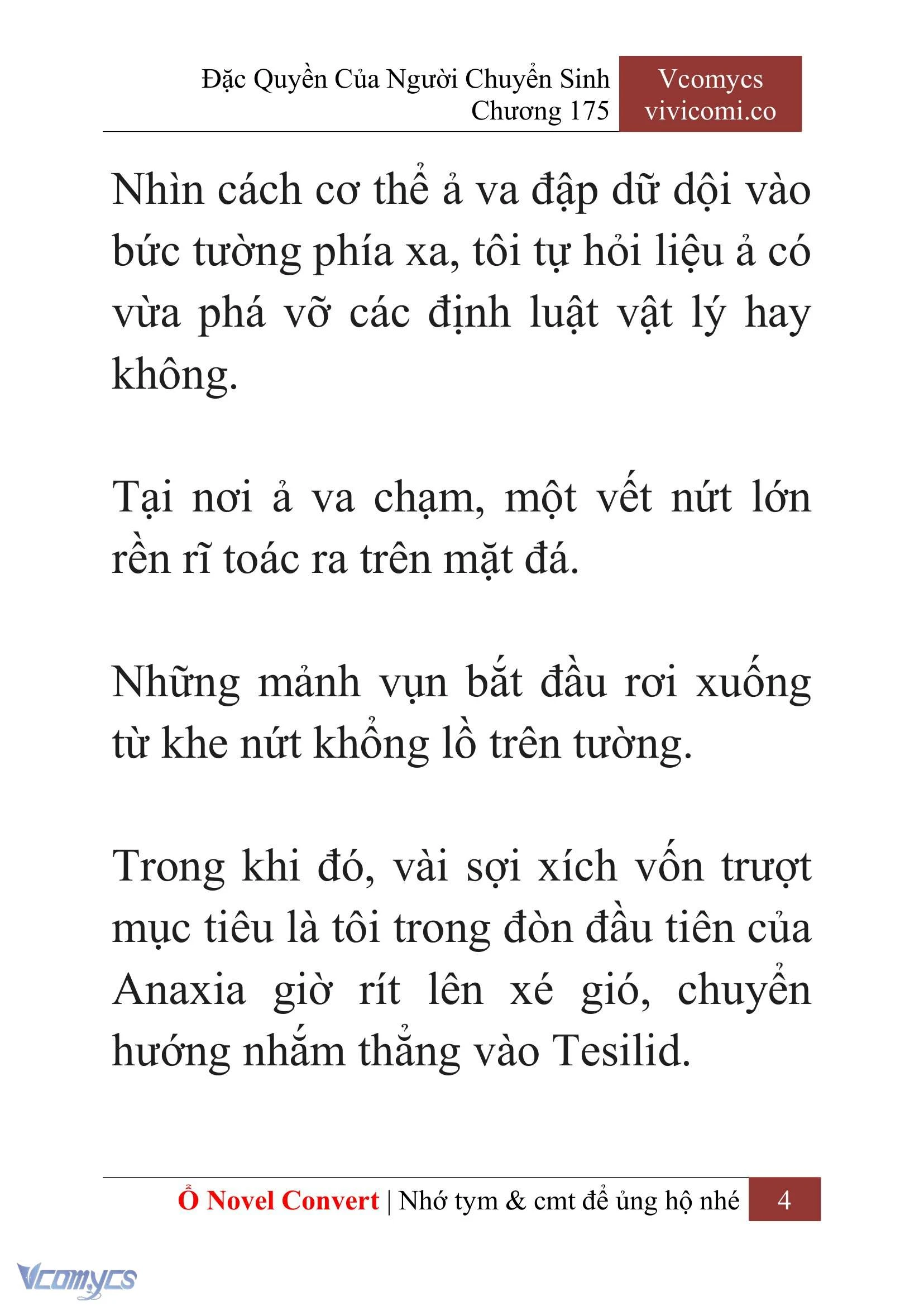 [Novel] Đặc Quyền Của Người Chuyển Sinh Chapter 175 - Trang 8