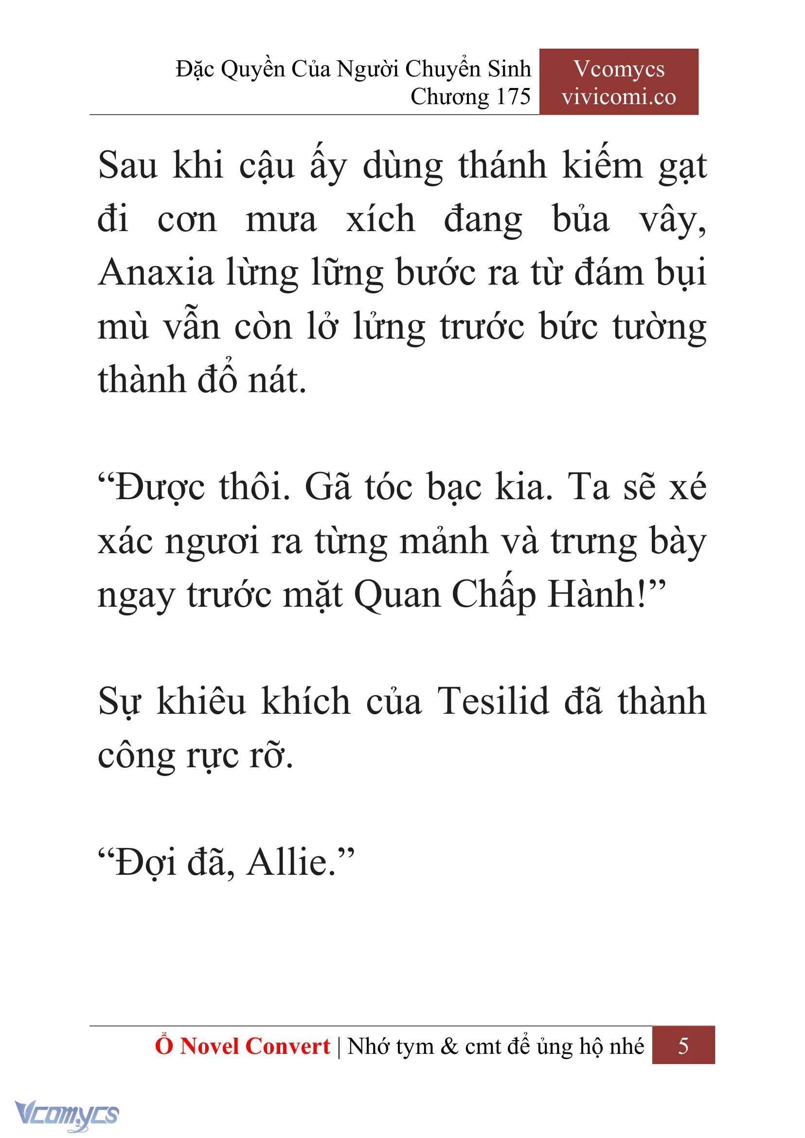 [Novel] Đặc Quyền Của Người Chuyển Sinh Chapter 175 - Trang 9