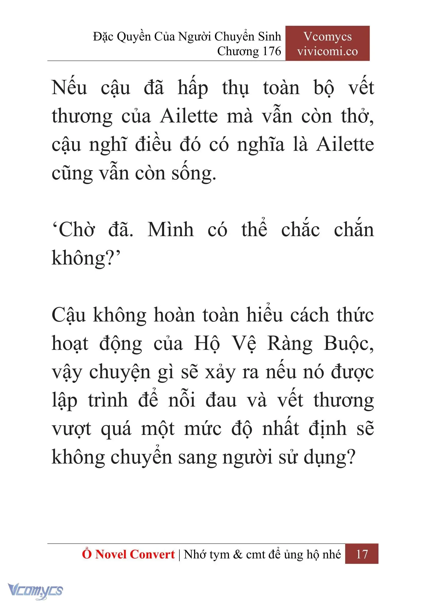 [Novel] Đặc Quyền Của Người Chuyển Sinh Chapter 176 - Trang 21