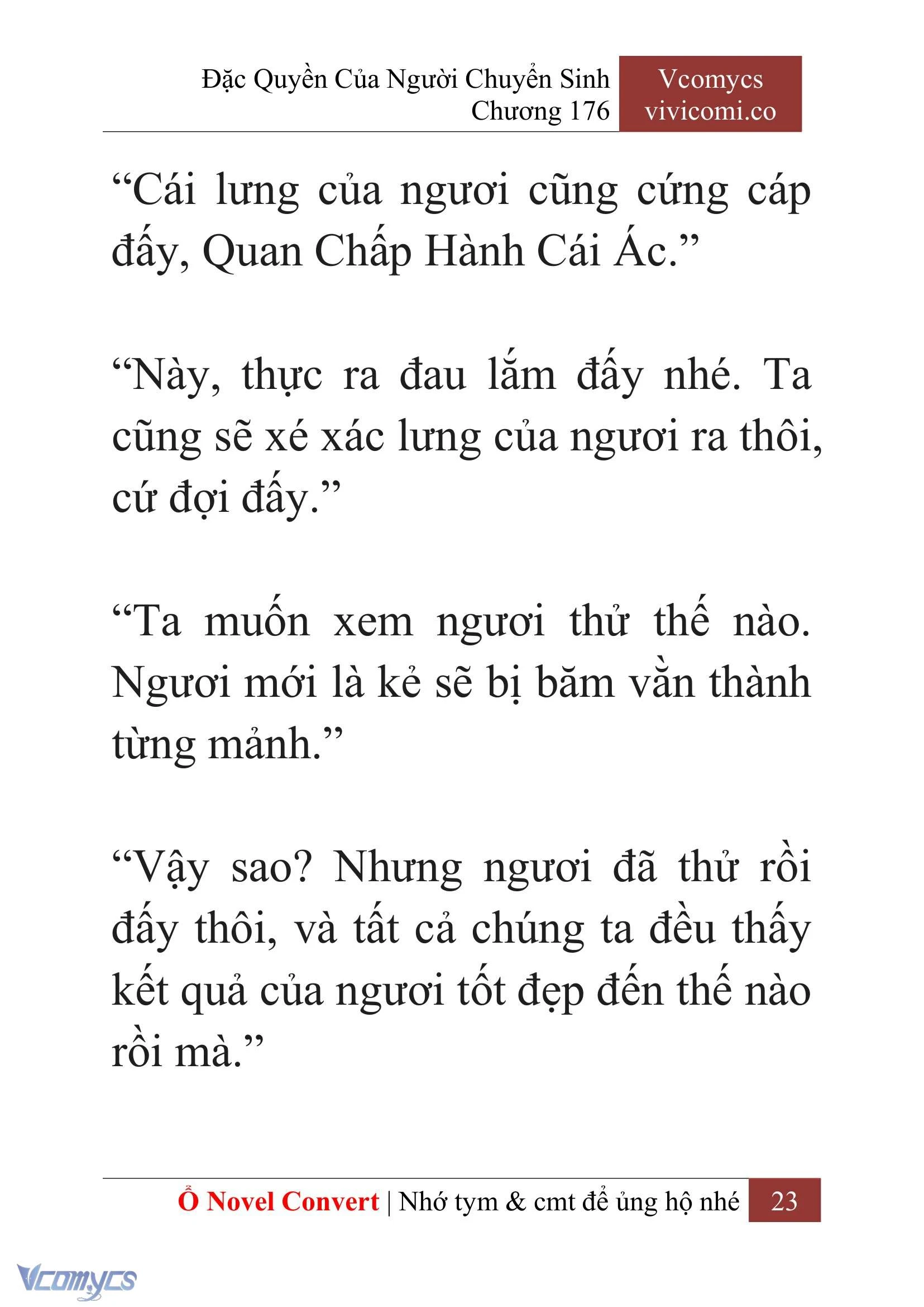 [Novel] Đặc Quyền Của Người Chuyển Sinh Chapter 176 - Trang 27