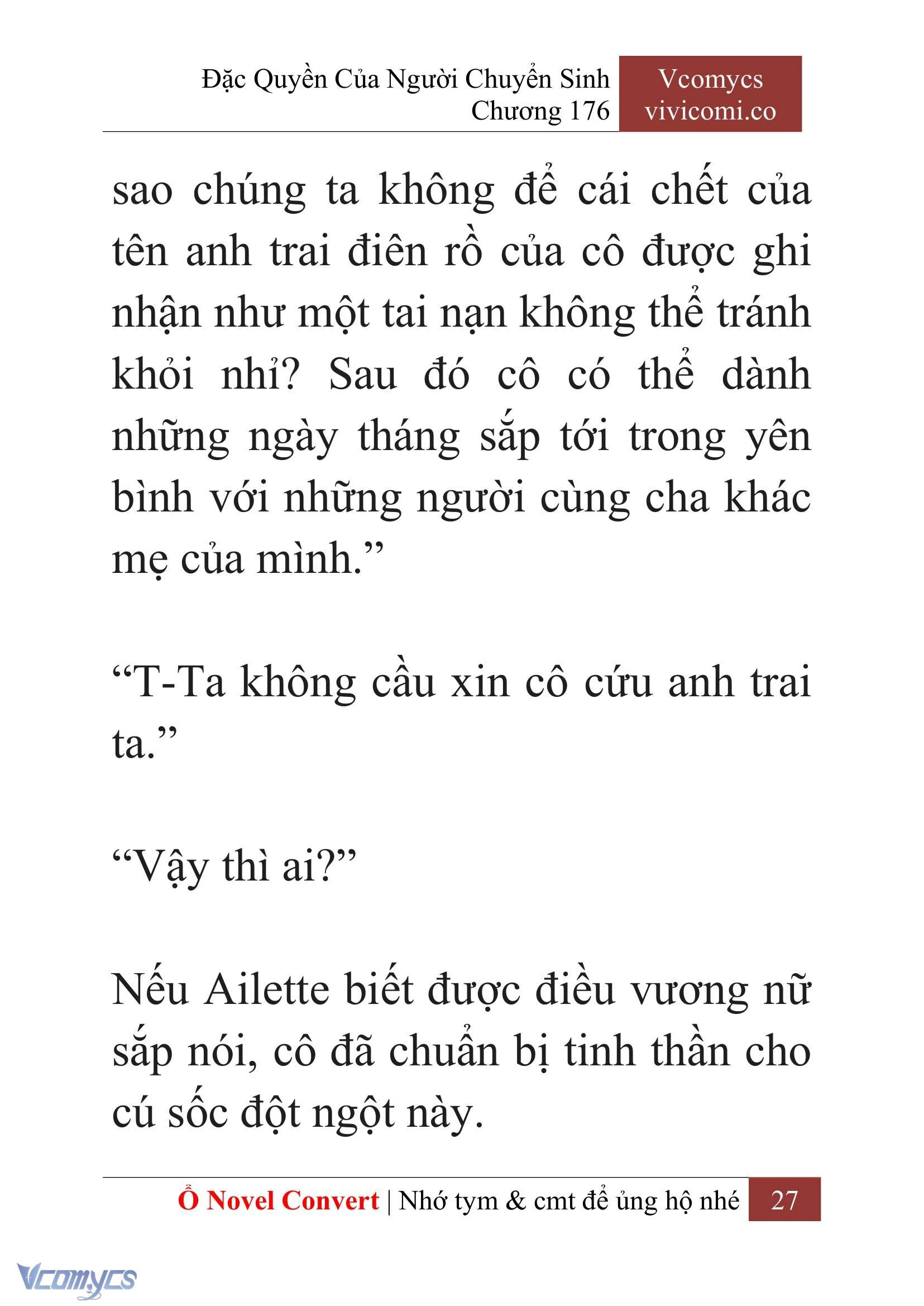 [Novel] Đặc Quyền Của Người Chuyển Sinh Chapter 176 - Trang 31