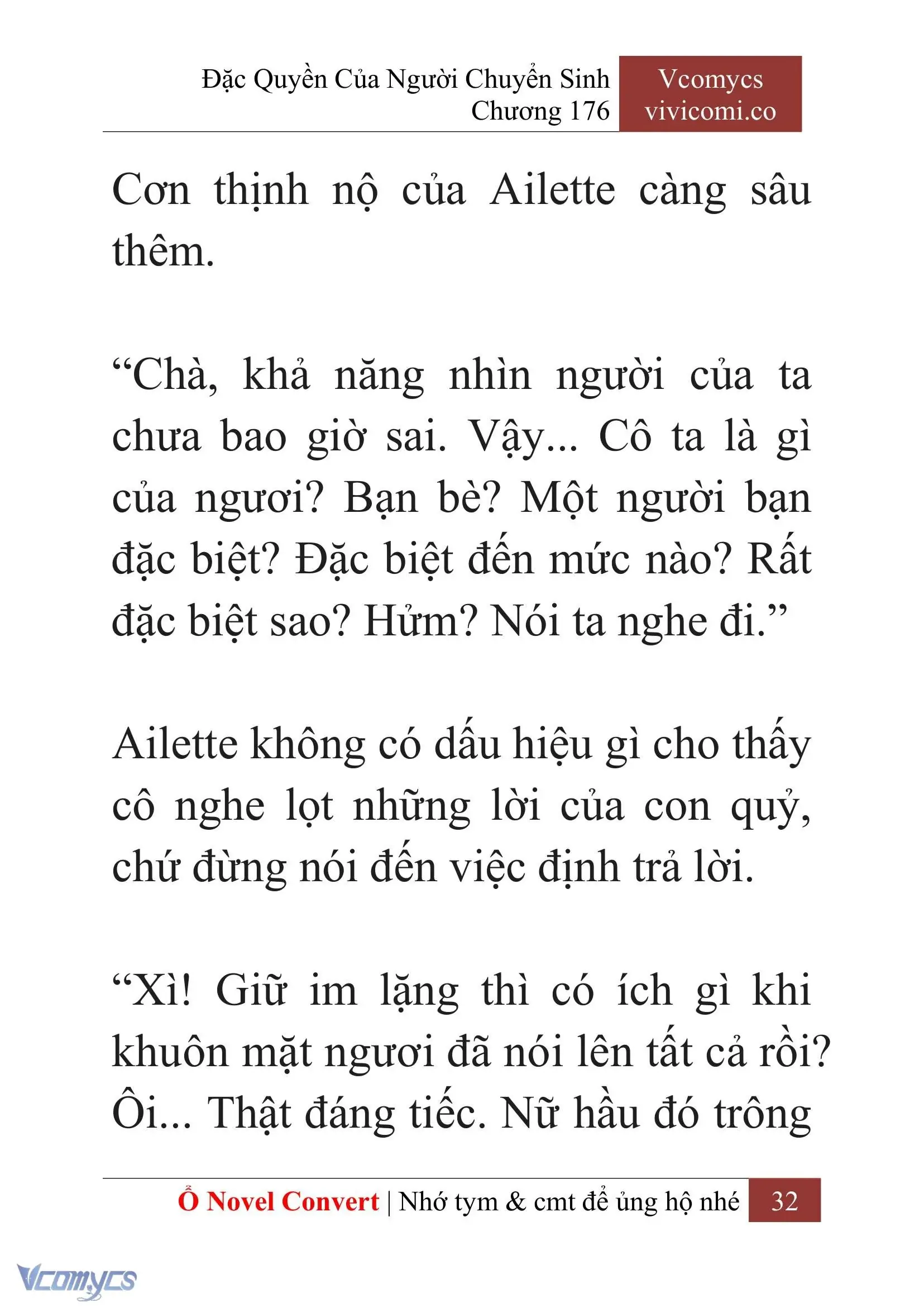 [Novel] Đặc Quyền Của Người Chuyển Sinh Chapter 176 - Trang 36