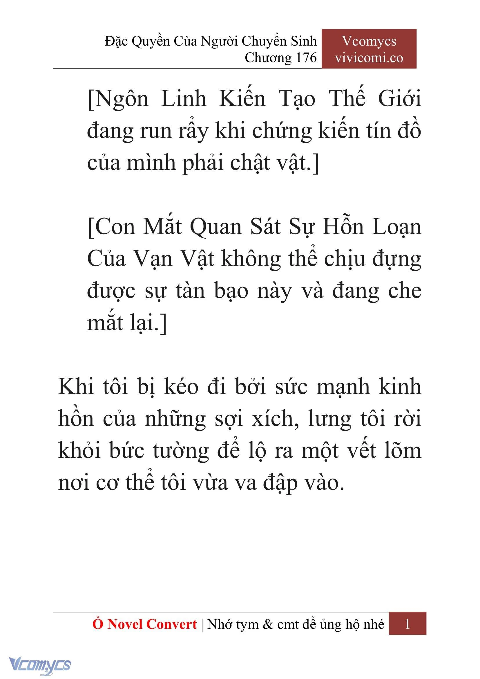 [Novel] Đặc Quyền Của Người Chuyển Sinh Chapter 176 - Trang 5