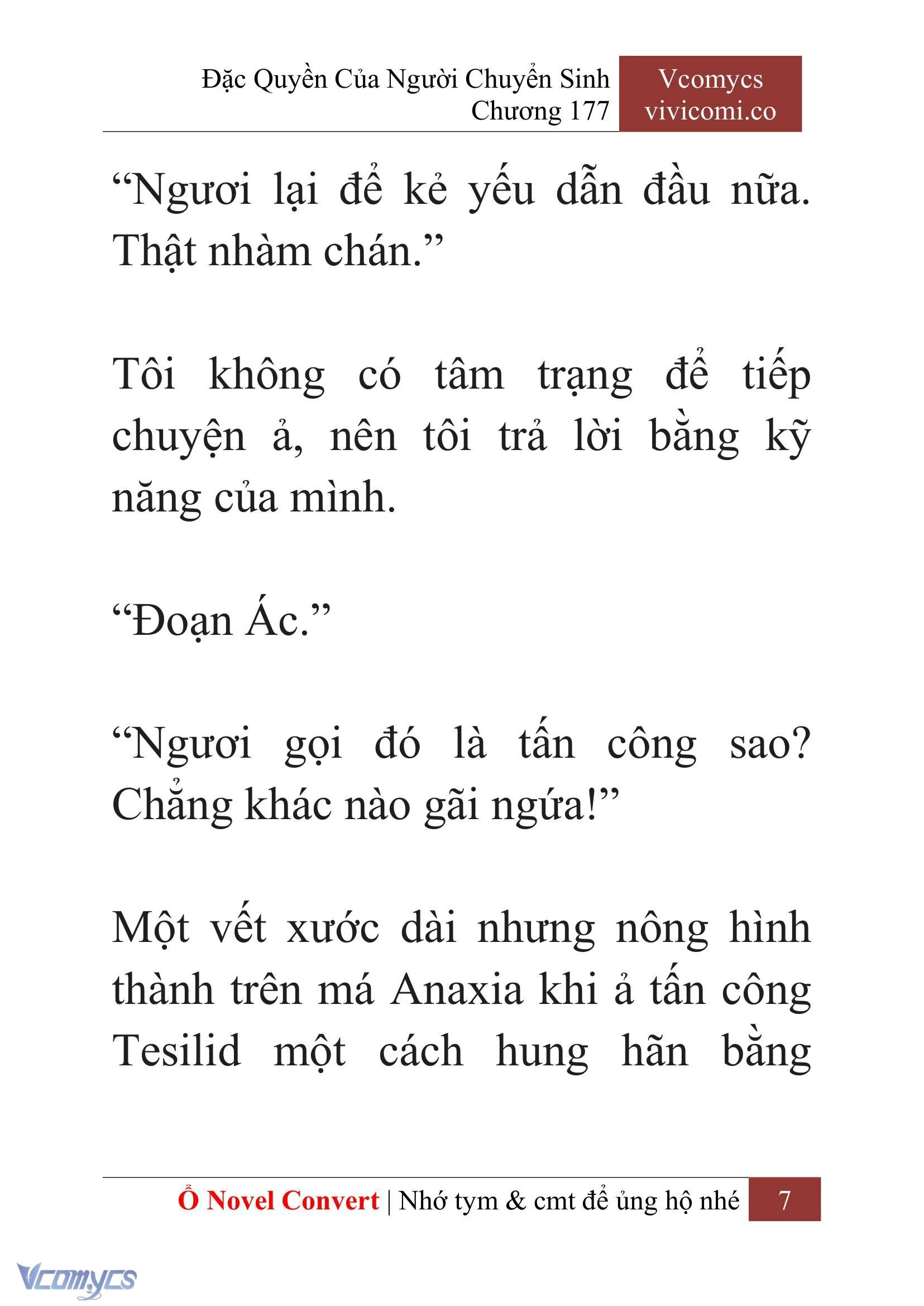 [Novel] Đặc Quyền Của Người Chuyển Sinh Chapter 177 - Trang 11