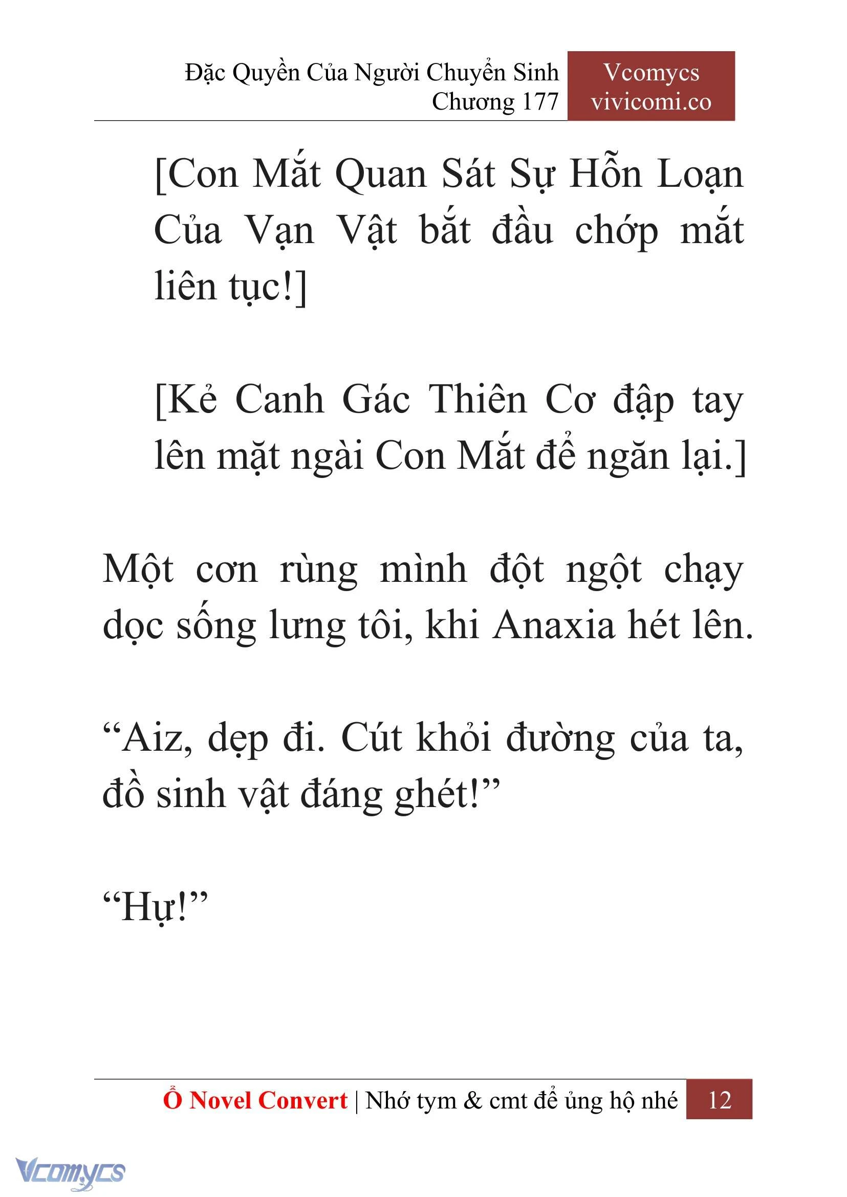 [Novel] Đặc Quyền Của Người Chuyển Sinh Chapter 177 - Trang 16