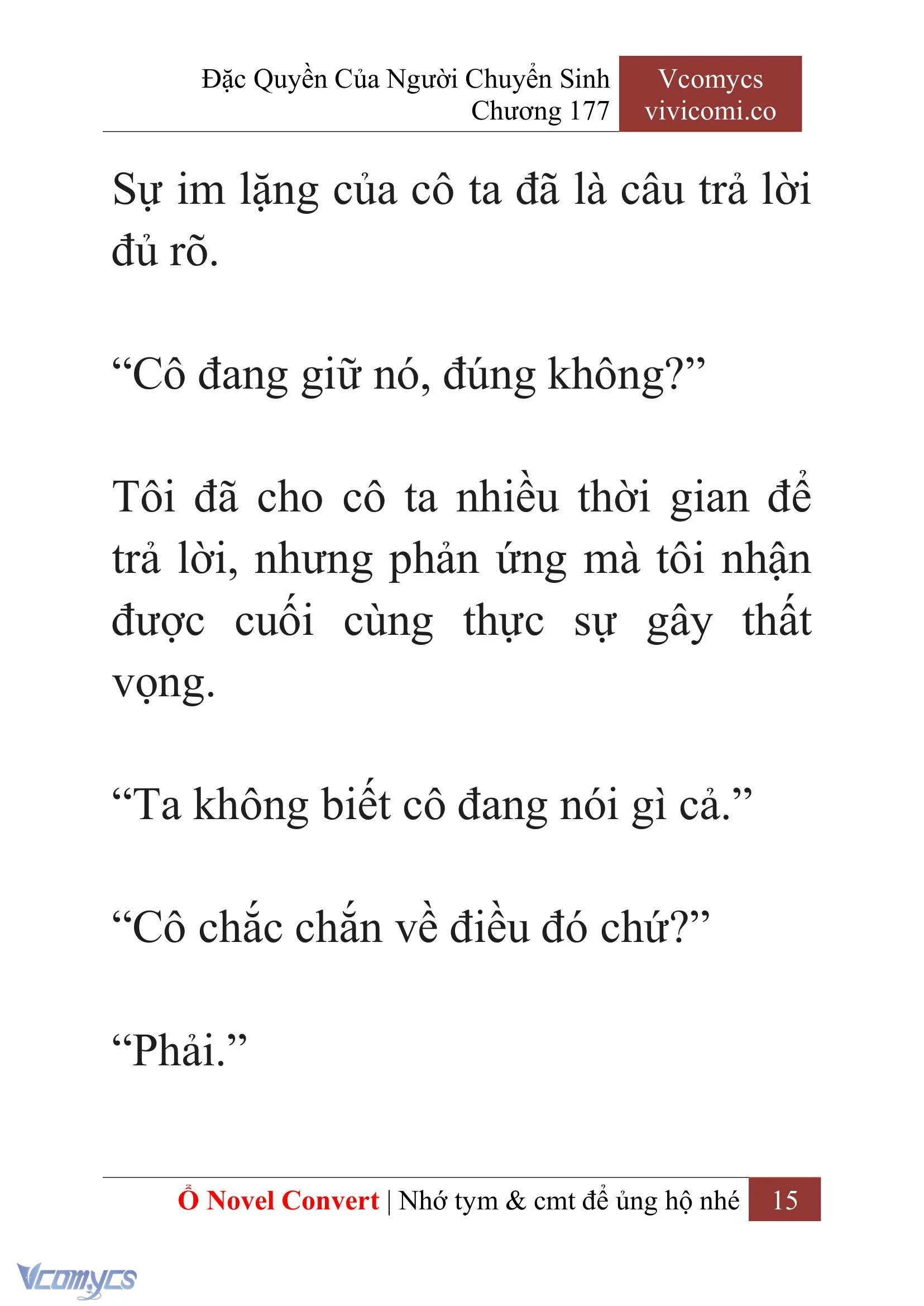 [Novel] Đặc Quyền Của Người Chuyển Sinh Chapter 177 - Trang 19