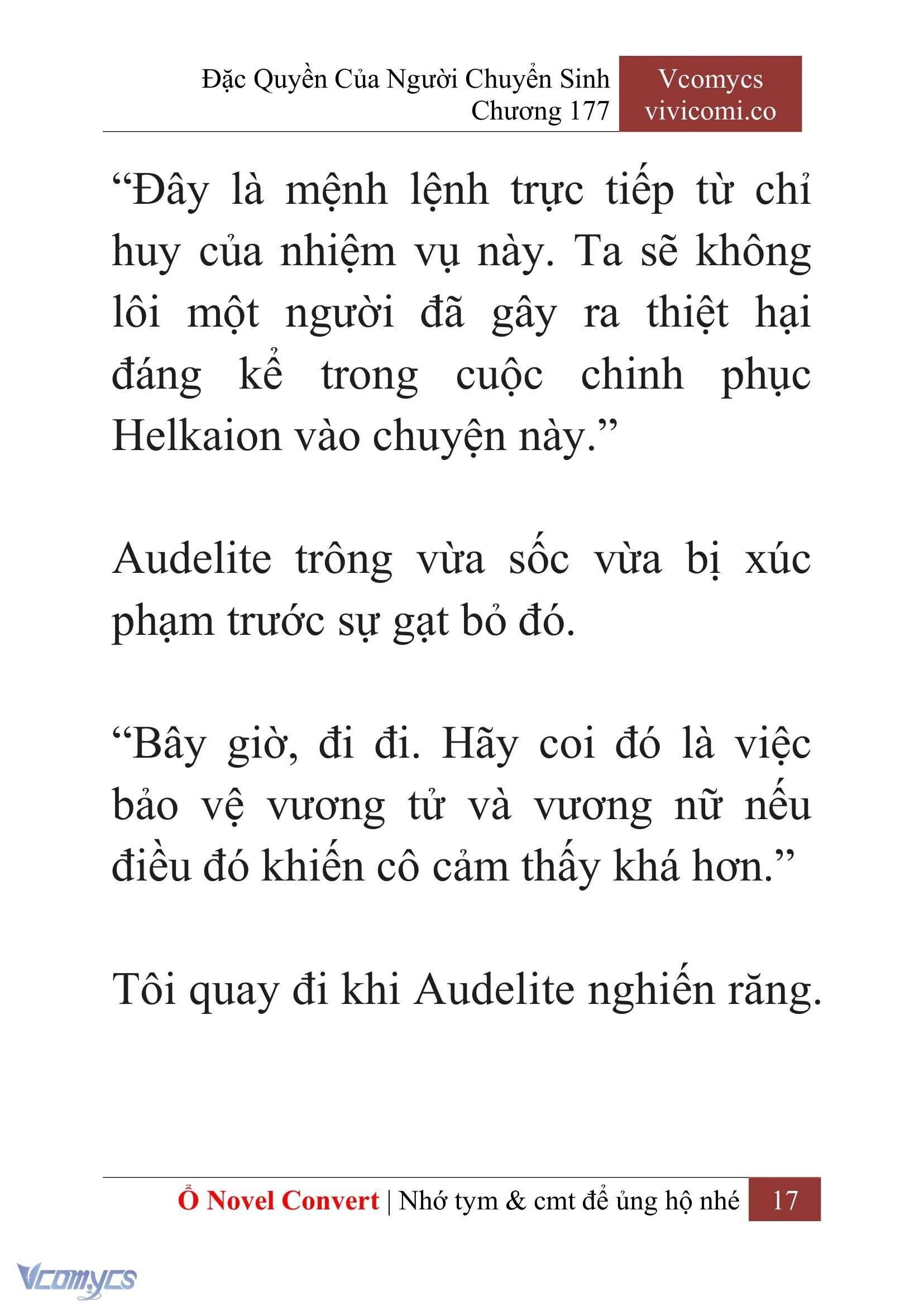 [Novel] Đặc Quyền Của Người Chuyển Sinh Chapter 177 - Trang 21