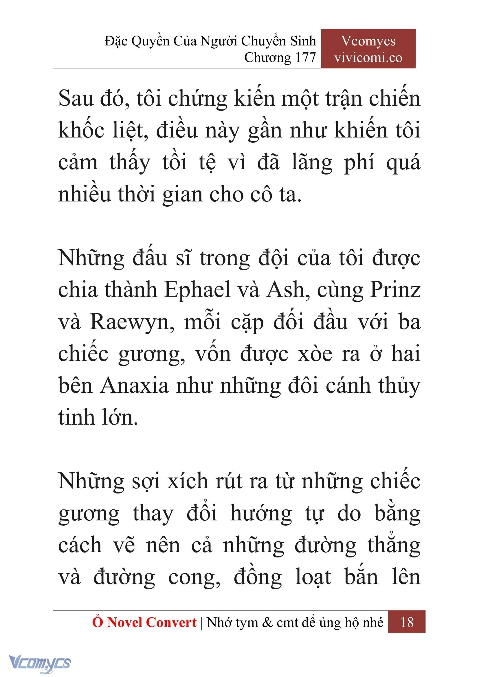 [Novel] Đặc Quyền Của Người Chuyển Sinh Chapter 177 - Trang 22