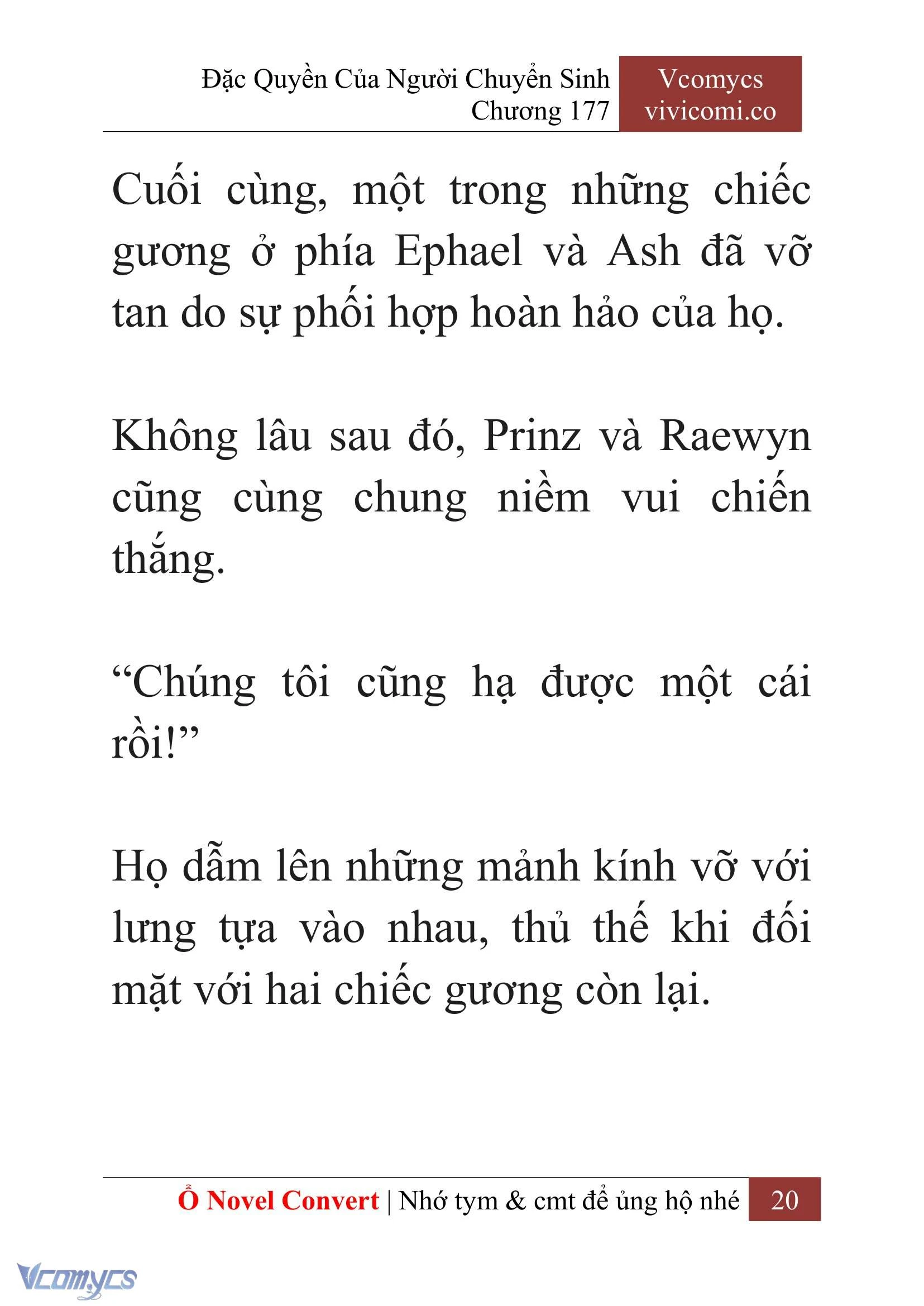 [Novel] Đặc Quyền Của Người Chuyển Sinh Chapter 177 - Trang 24