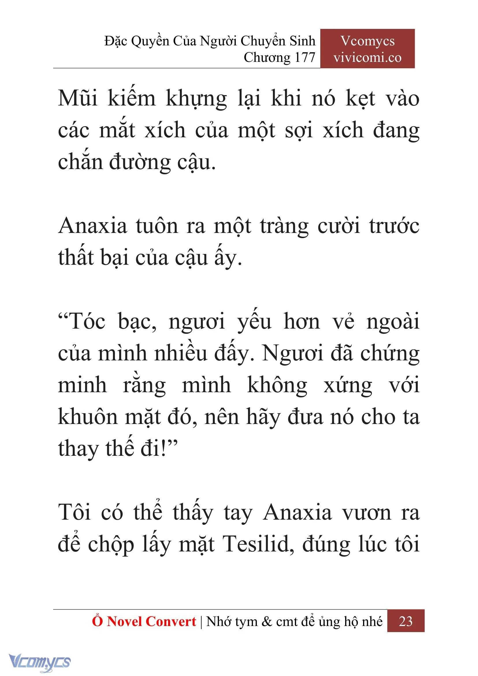 [Novel] Đặc Quyền Của Người Chuyển Sinh Chapter 177 - Trang 27