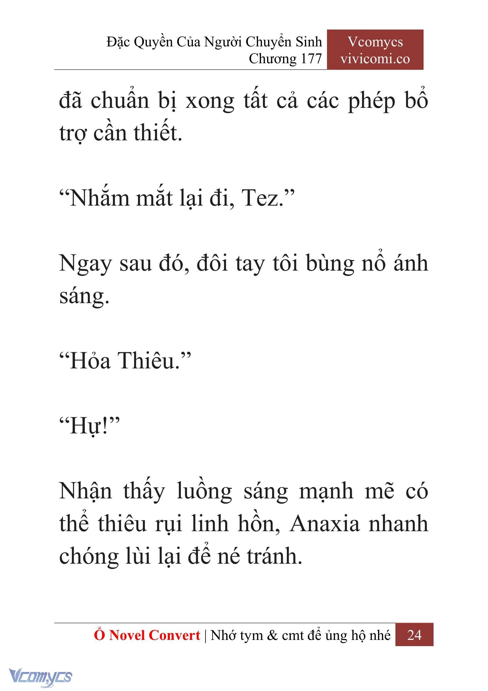 [Novel] Đặc Quyền Của Người Chuyển Sinh Chapter 177 - Trang 28