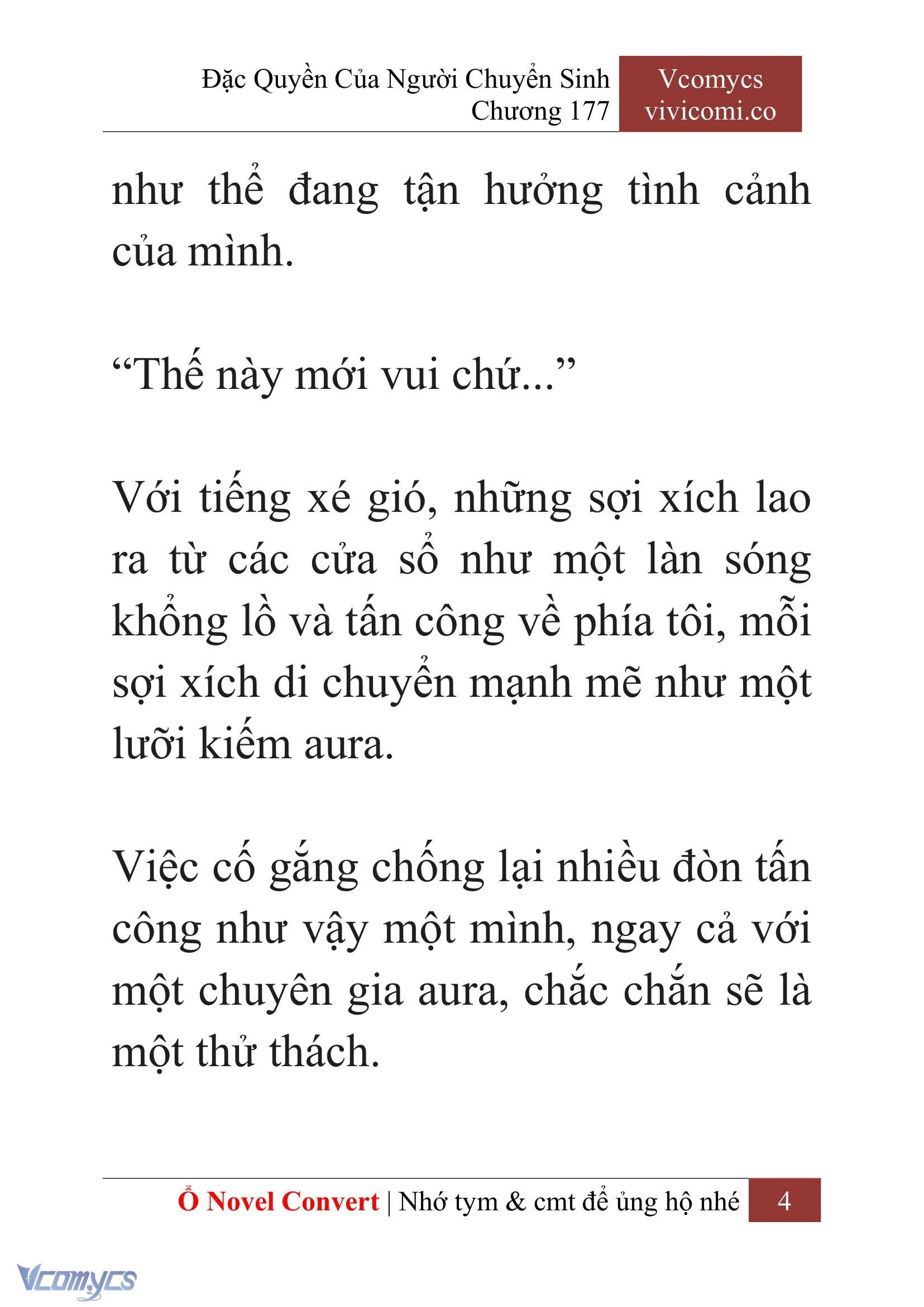 [Novel] Đặc Quyền Của Người Chuyển Sinh Chapter 177 - Trang 8