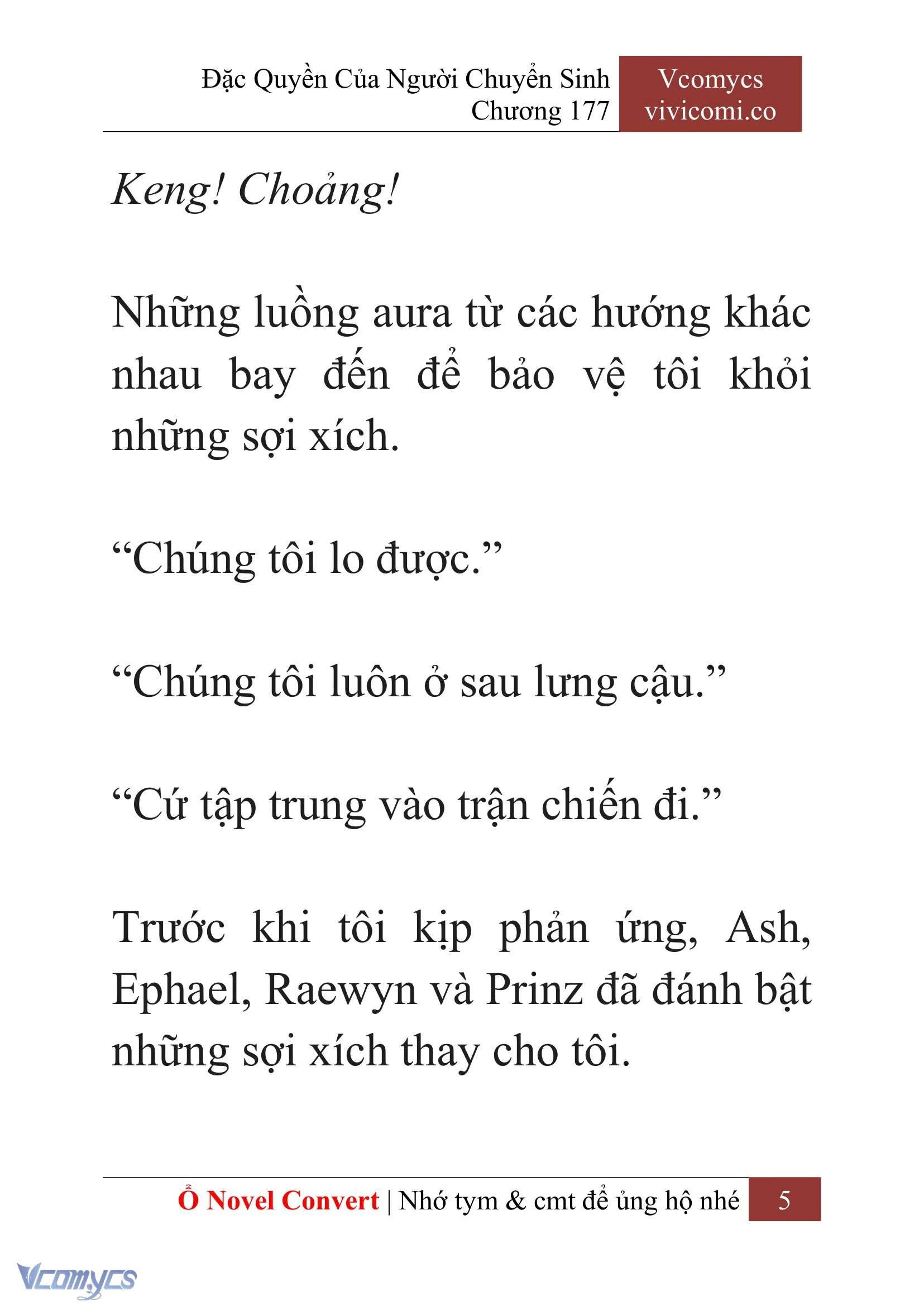 [Novel] Đặc Quyền Của Người Chuyển Sinh Chapter 177 - Trang 9