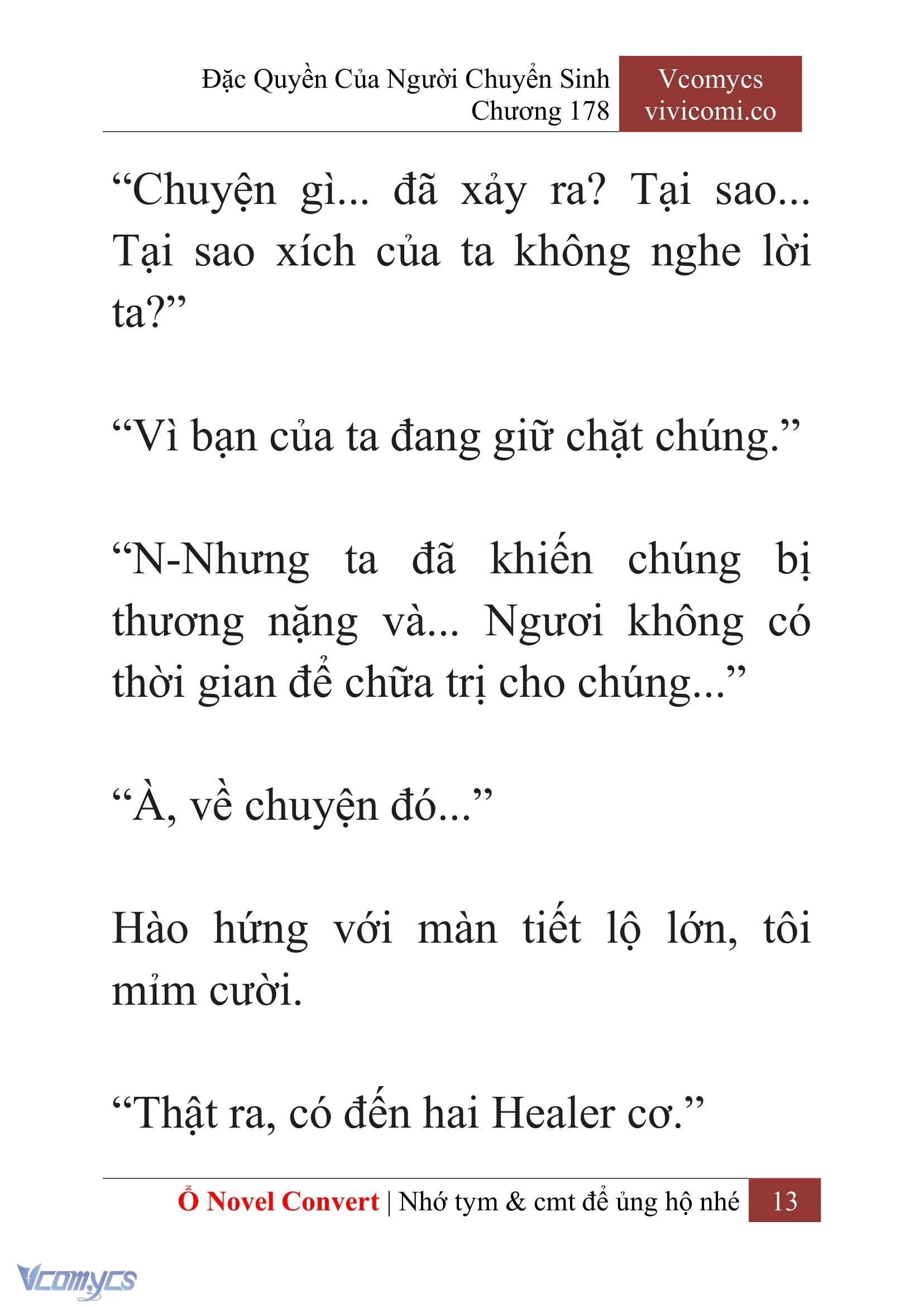 [Novel] Đặc Quyền Của Người Chuyển Sinh Chapter 178 - Trang 17