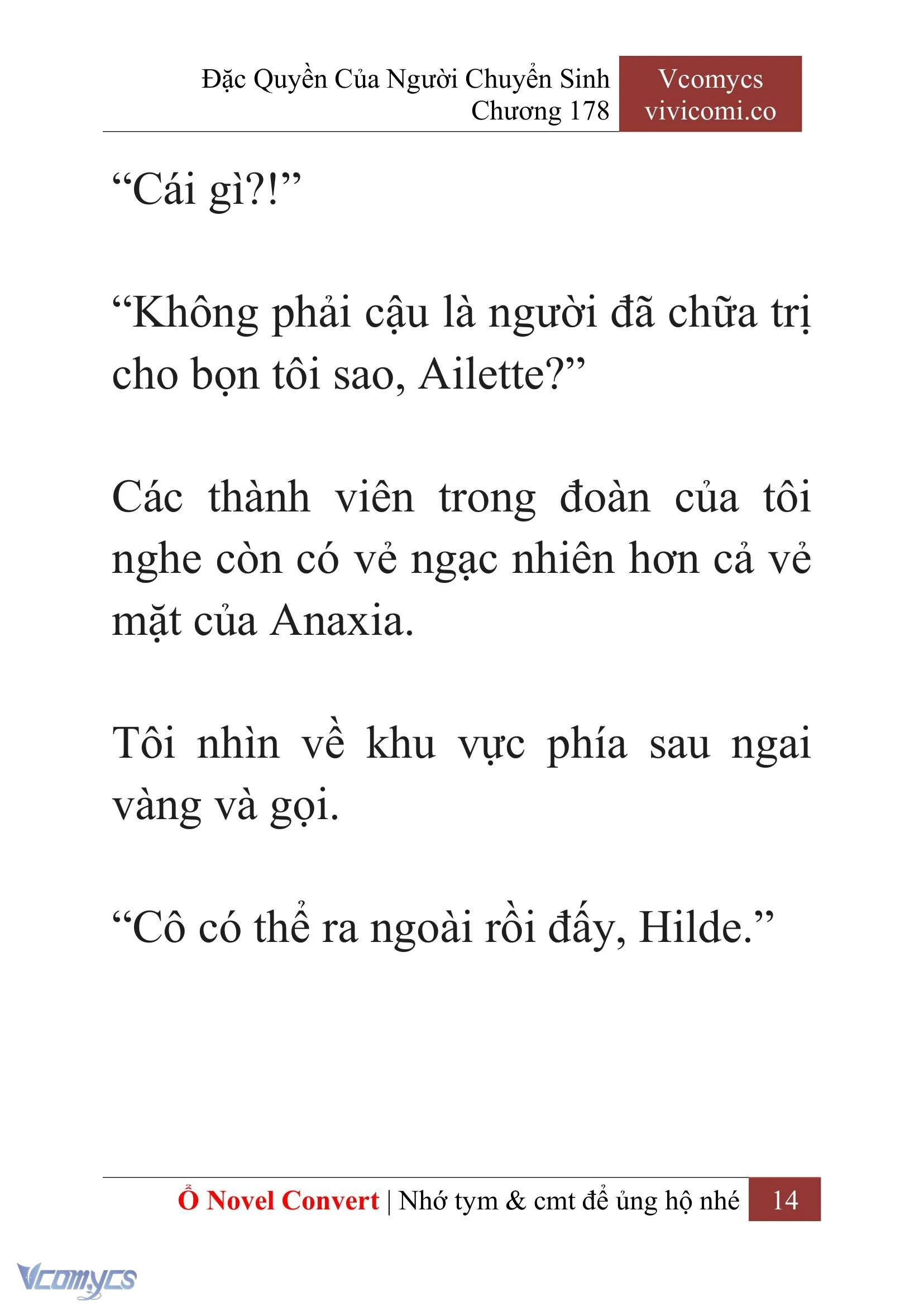 [Novel] Đặc Quyền Của Người Chuyển Sinh Chapter 178 - Trang 18