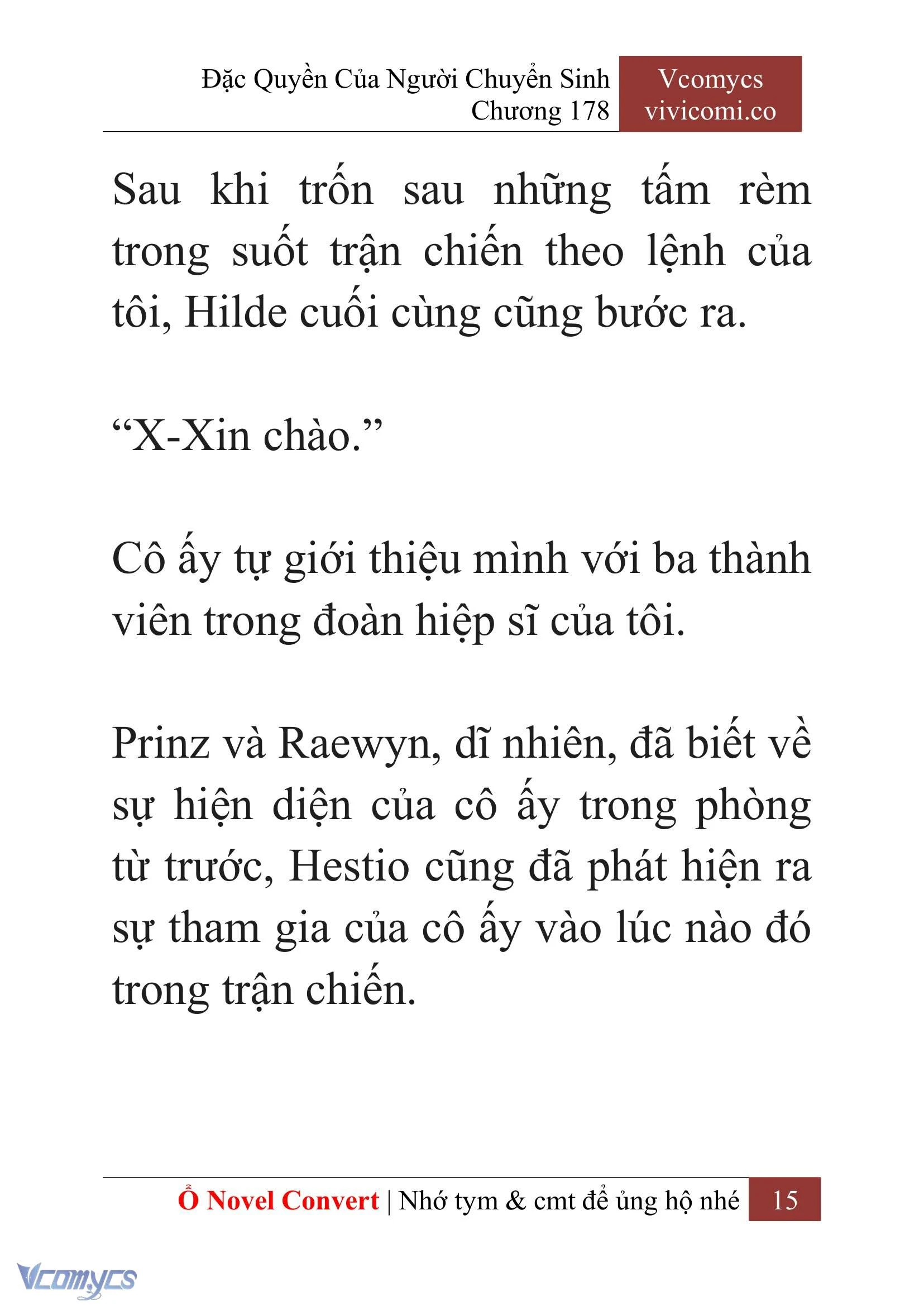 [Novel] Đặc Quyền Của Người Chuyển Sinh Chapter 178 - Trang 19