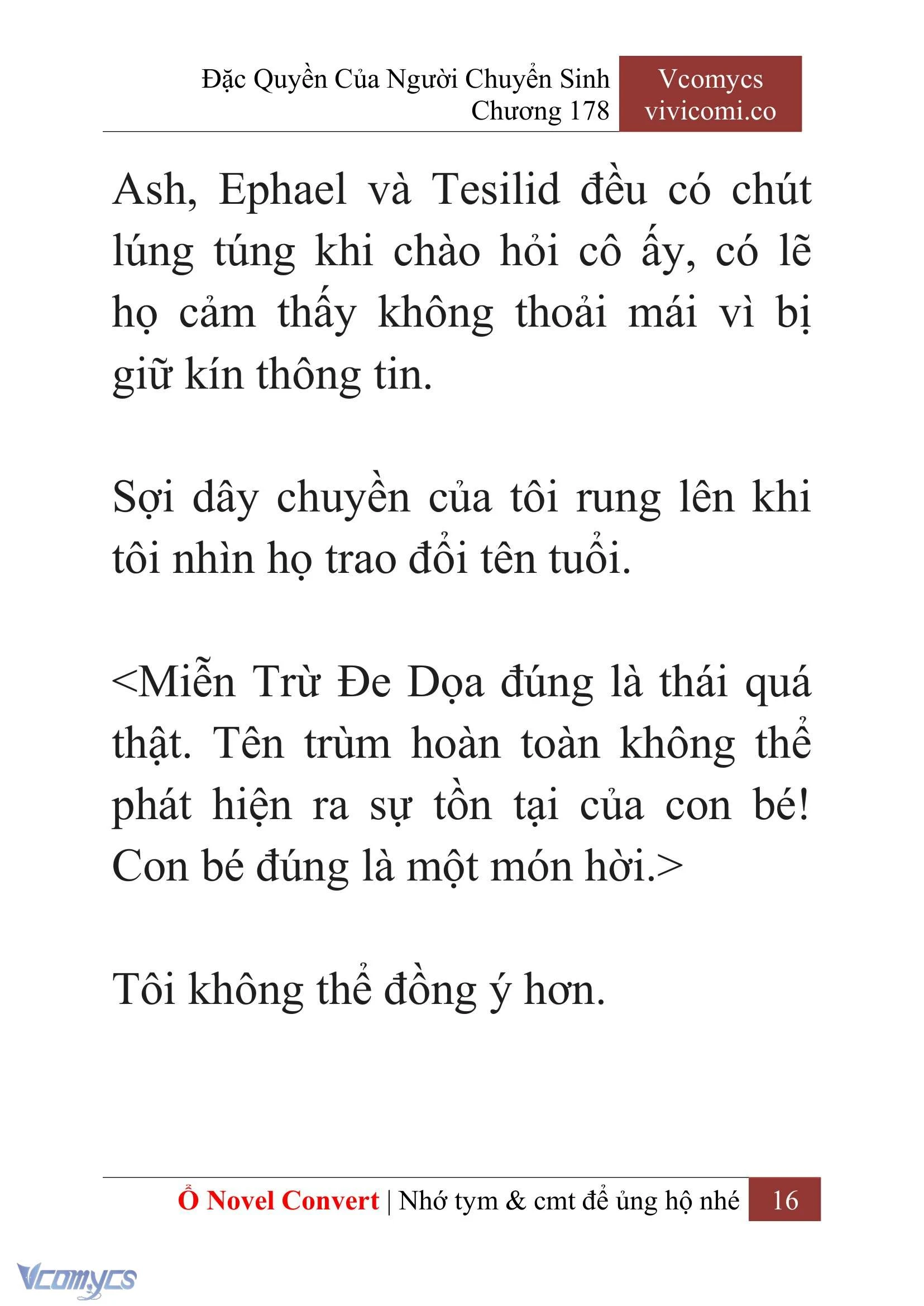 [Novel] Đặc Quyền Của Người Chuyển Sinh Chapter 178 - Trang 20