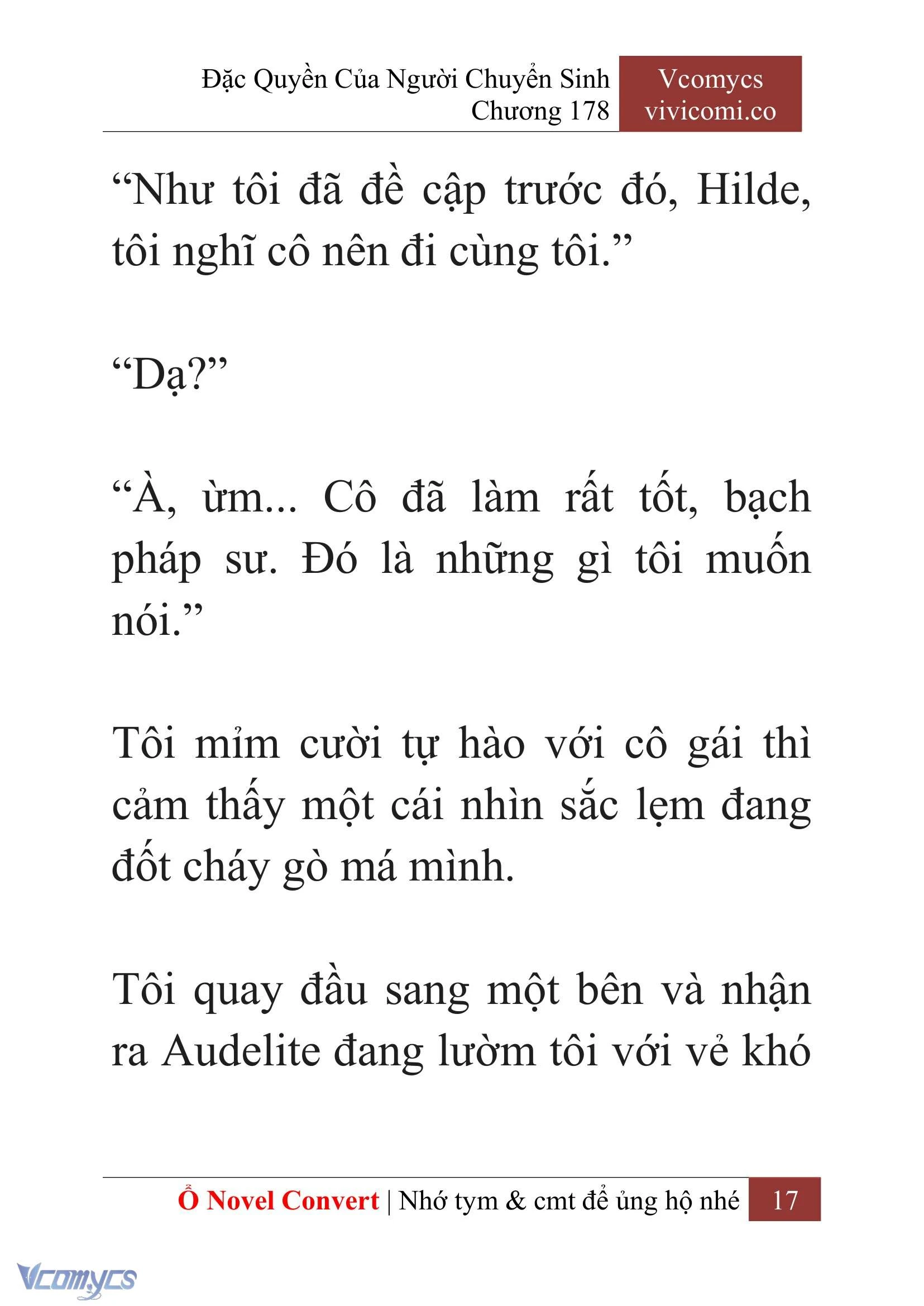 [Novel] Đặc Quyền Của Người Chuyển Sinh Chapter 178 - Trang 21