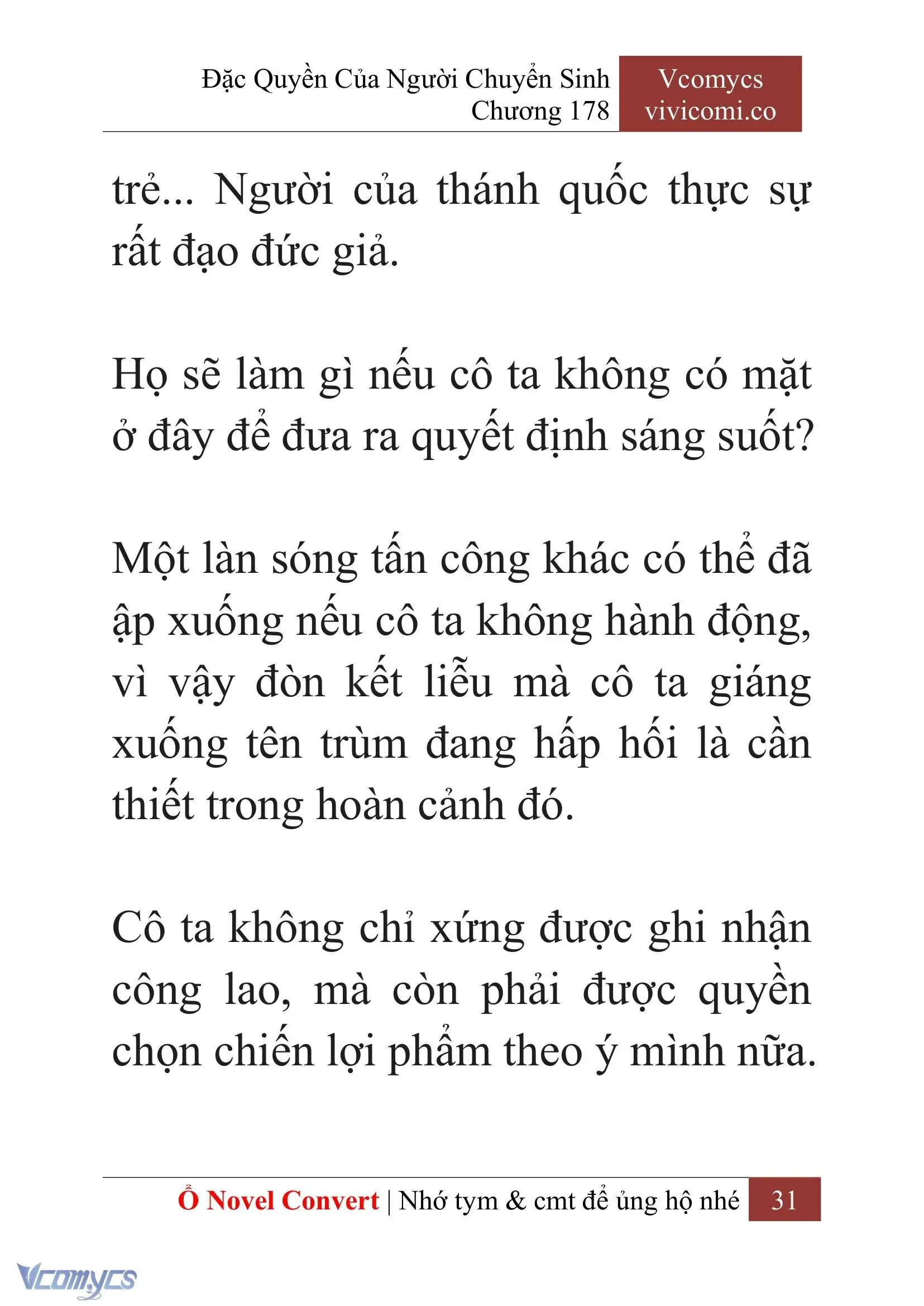 [Novel] Đặc Quyền Của Người Chuyển Sinh Chapter 178 - Trang 35