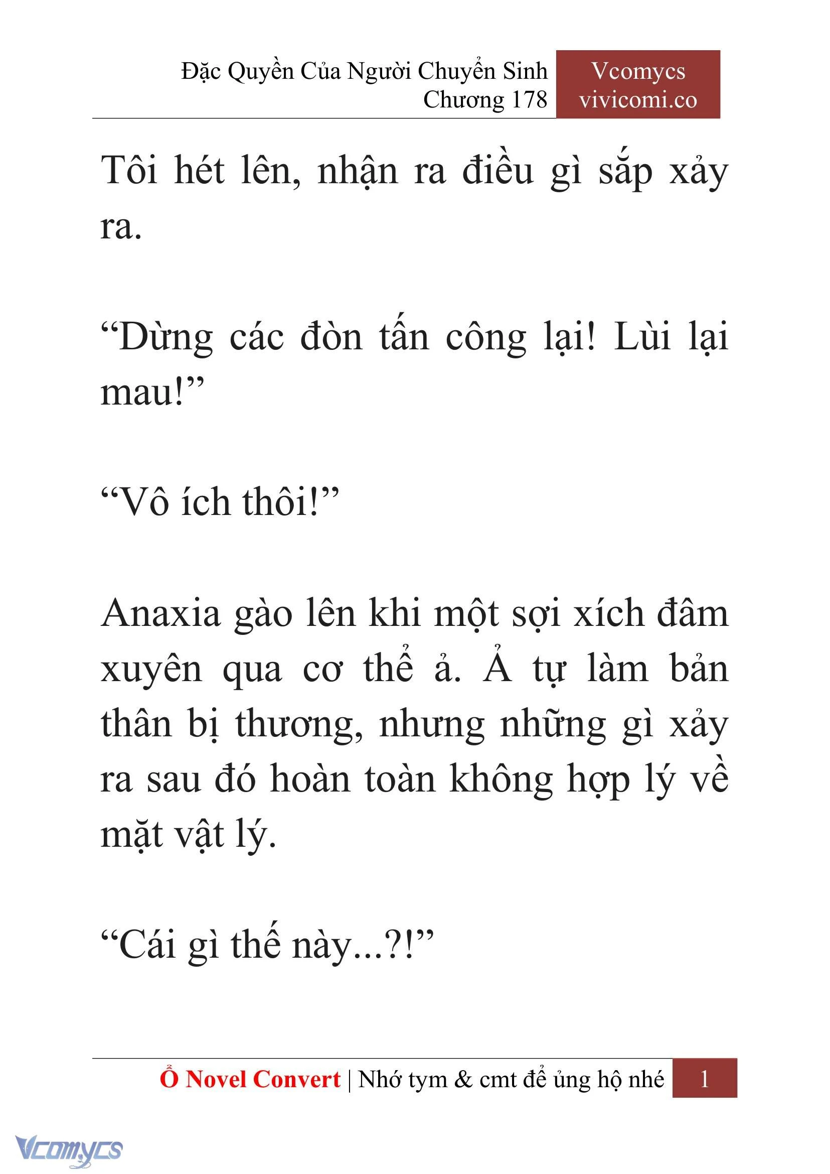 [Novel] Đặc Quyền Của Người Chuyển Sinh Chapter 178 - Trang 5