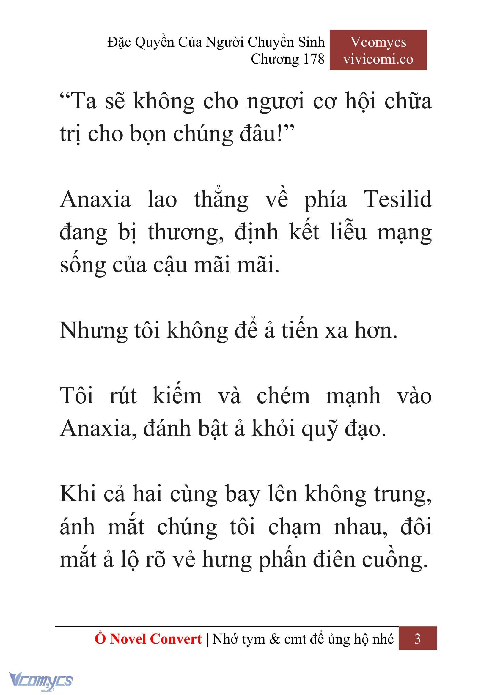 [Novel] Đặc Quyền Của Người Chuyển Sinh Chapter 178 - Trang 7
