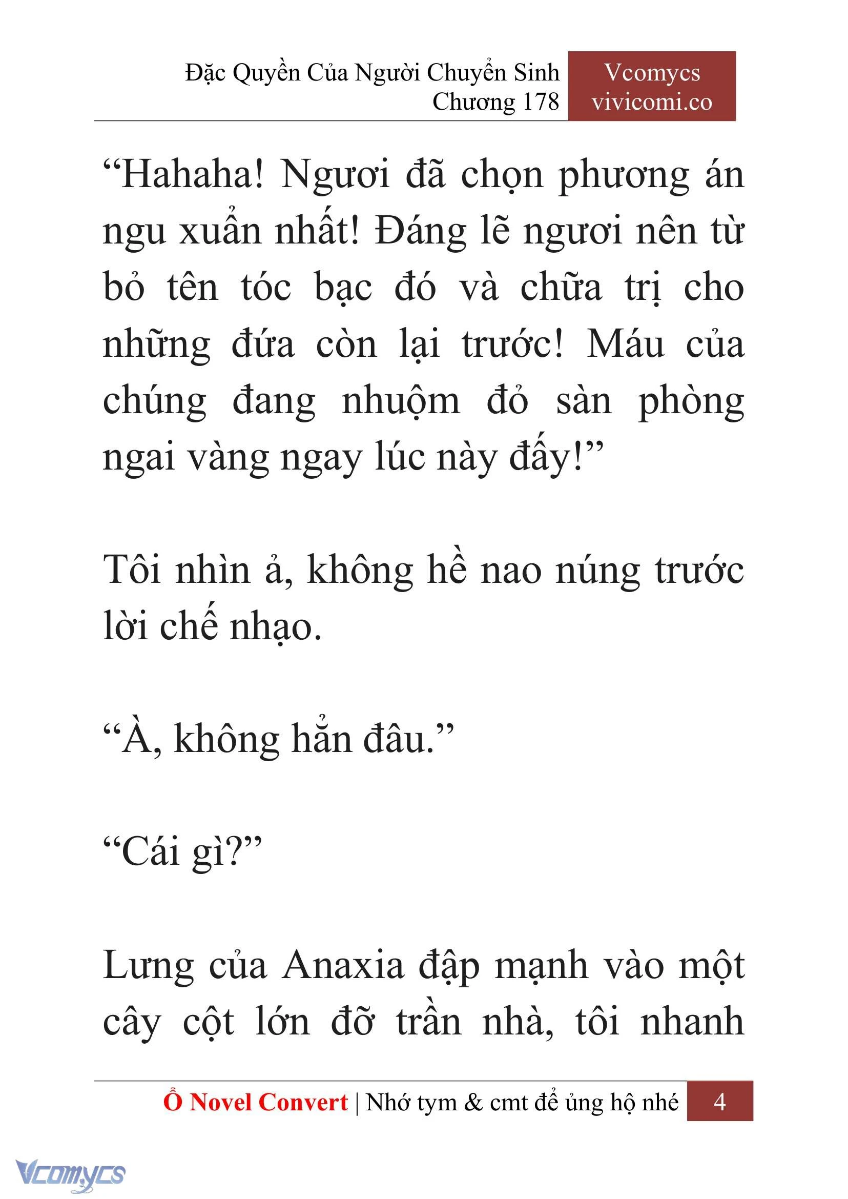 [Novel] Đặc Quyền Của Người Chuyển Sinh Chapter 178 - Trang 8