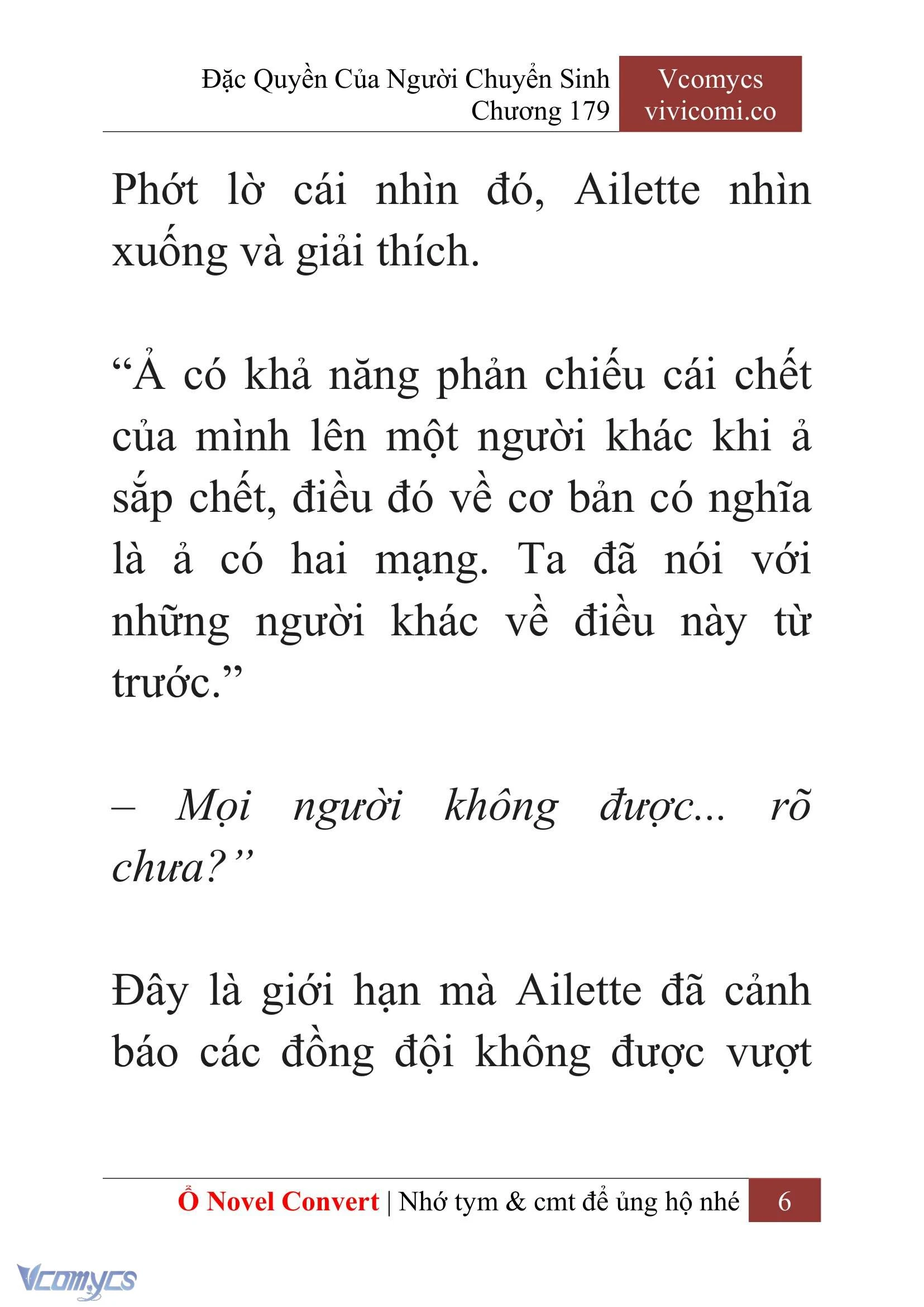 [Novel] Đặc Quyền Của Người Chuyển Sinh Chapter 179 - Trang 10