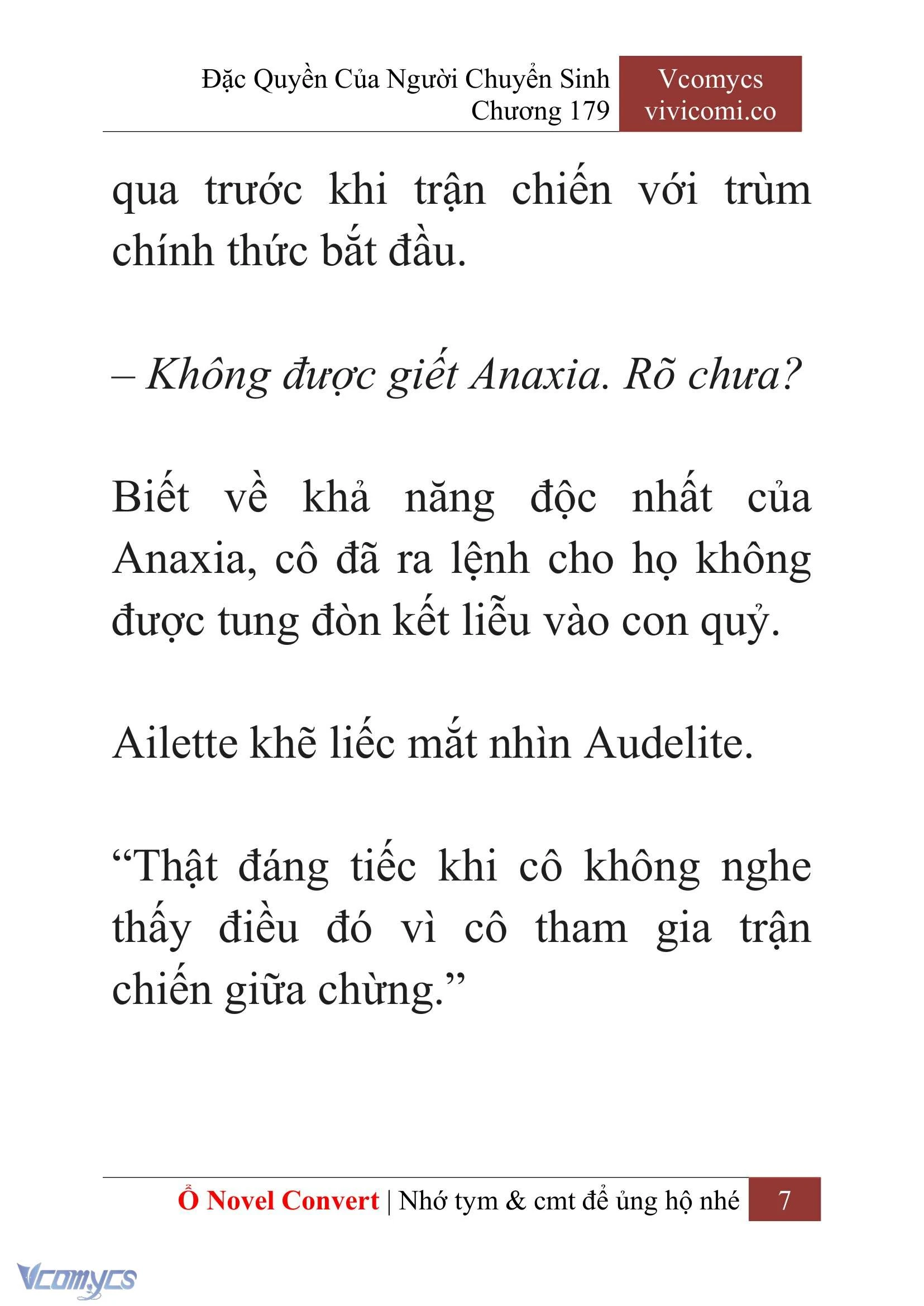 [Novel] Đặc Quyền Của Người Chuyển Sinh Chapter 179 - Trang 11