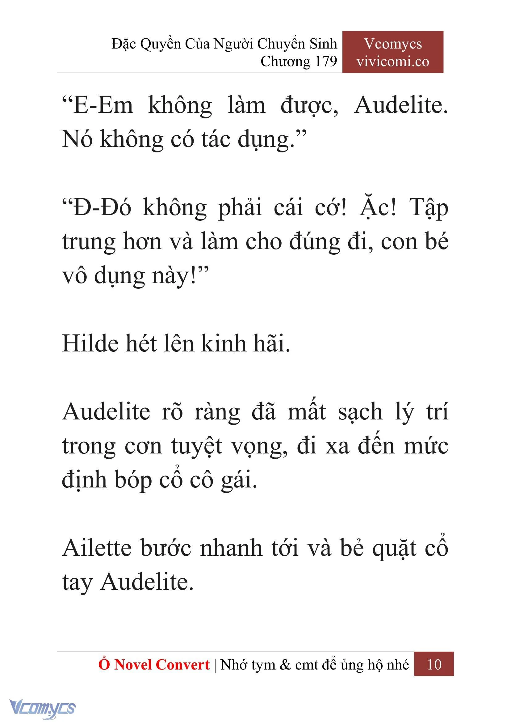 [Novel] Đặc Quyền Của Người Chuyển Sinh Chapter 179 - Trang 14
