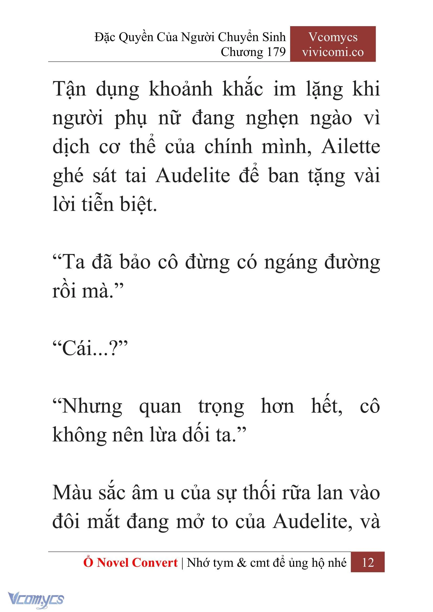 [Novel] Đặc Quyền Của Người Chuyển Sinh Chapter 179 - Trang 16