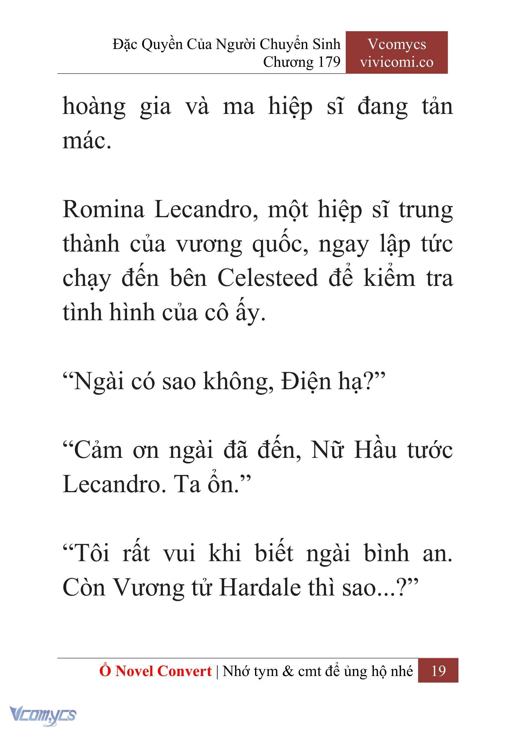[Novel] Đặc Quyền Của Người Chuyển Sinh Chapter 179 - Trang 23