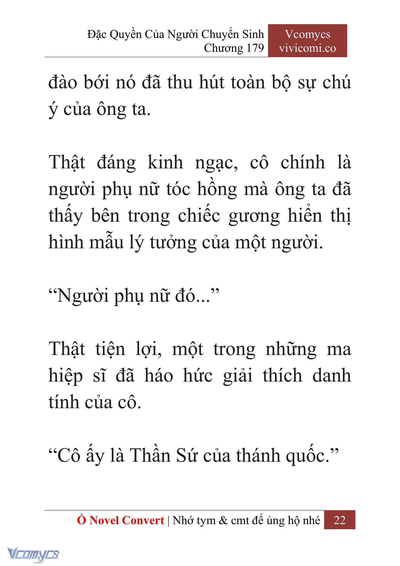 [Novel] Đặc Quyền Của Người Chuyển Sinh Chapter 179 - Trang 26
