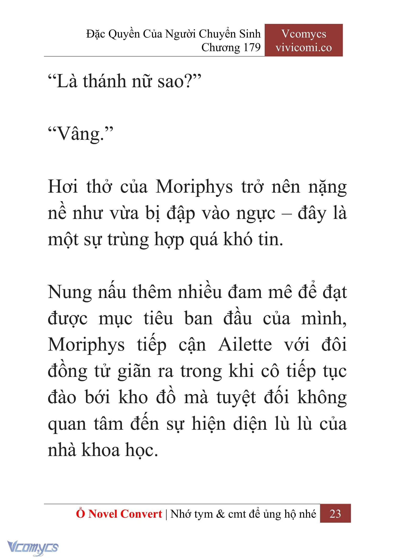 [Novel] Đặc Quyền Của Người Chuyển Sinh Chapter 179 - Trang 27