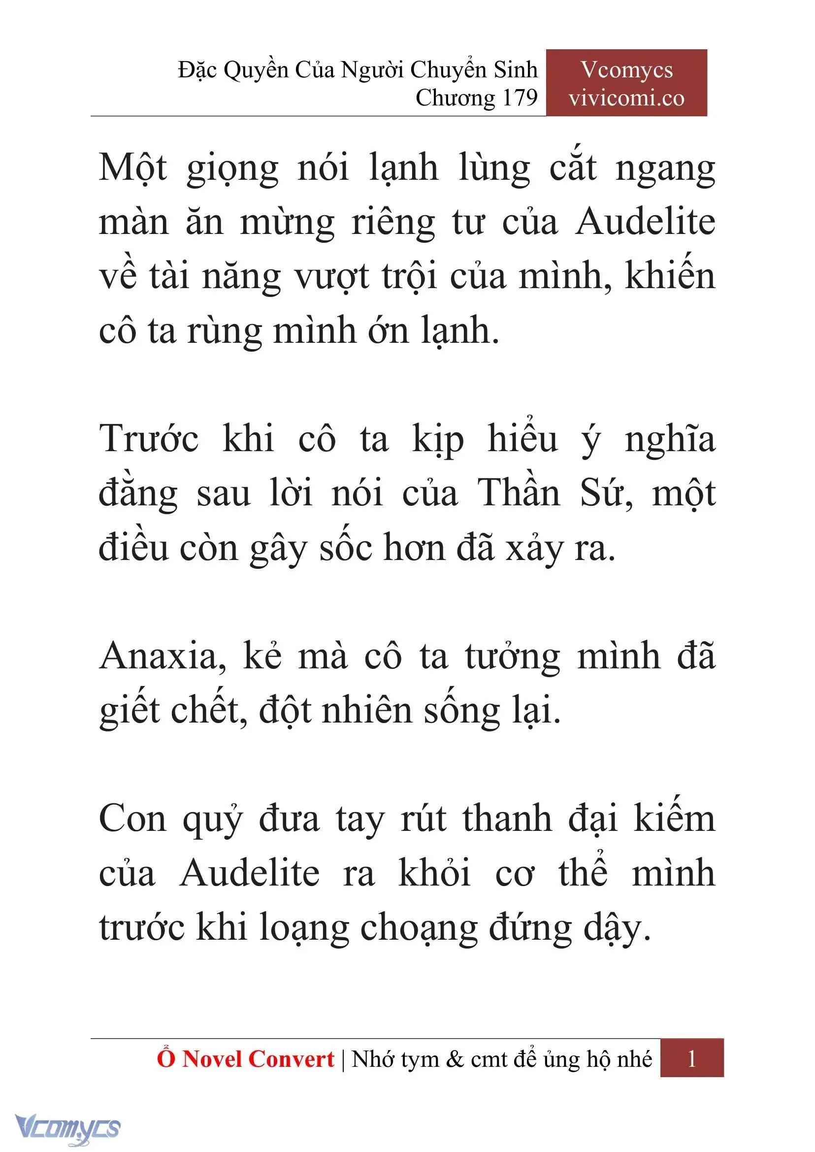 [Novel] Đặc Quyền Của Người Chuyển Sinh Chapter 179 - Trang 5