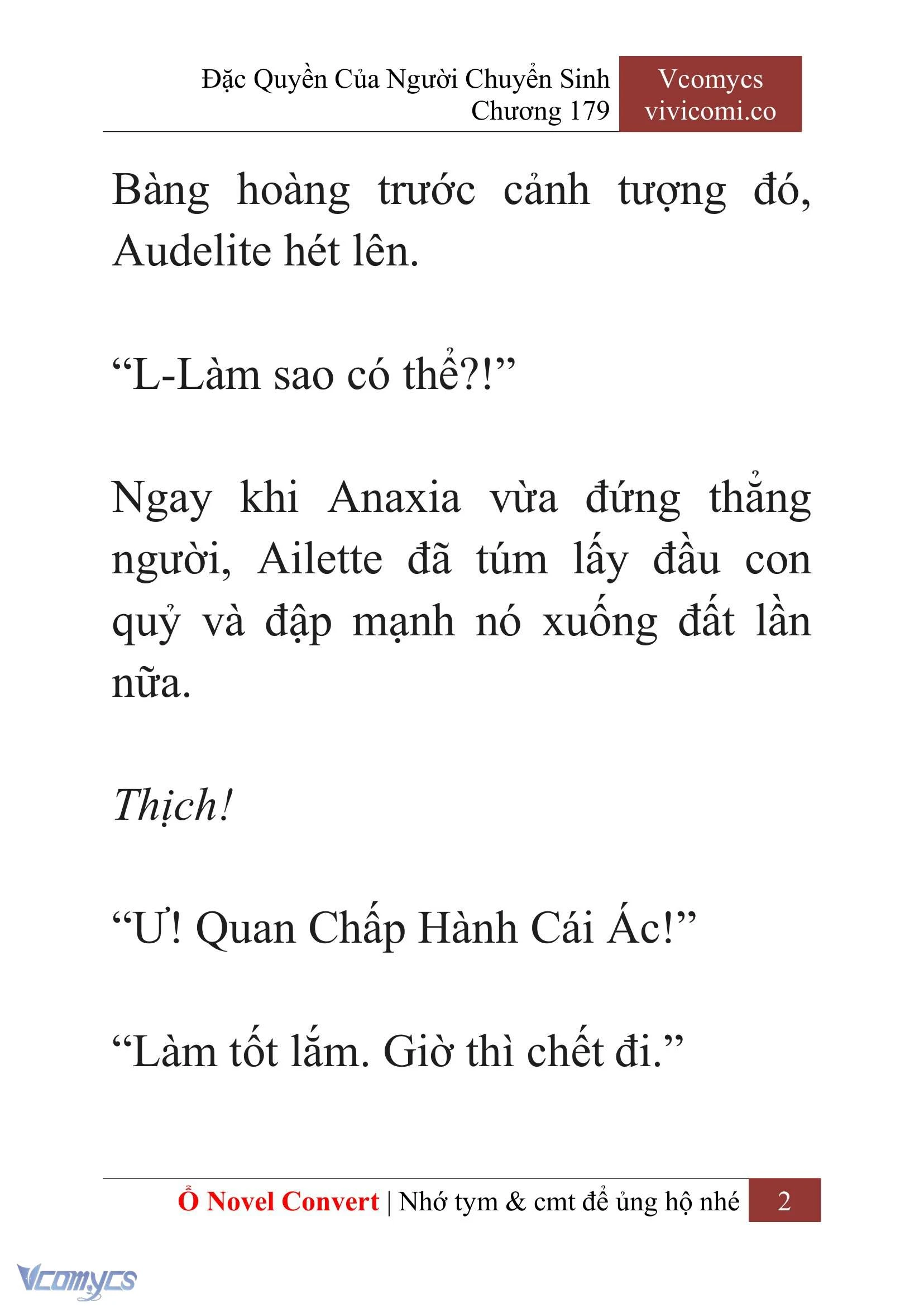 [Novel] Đặc Quyền Của Người Chuyển Sinh Chapter 179 - Trang 6