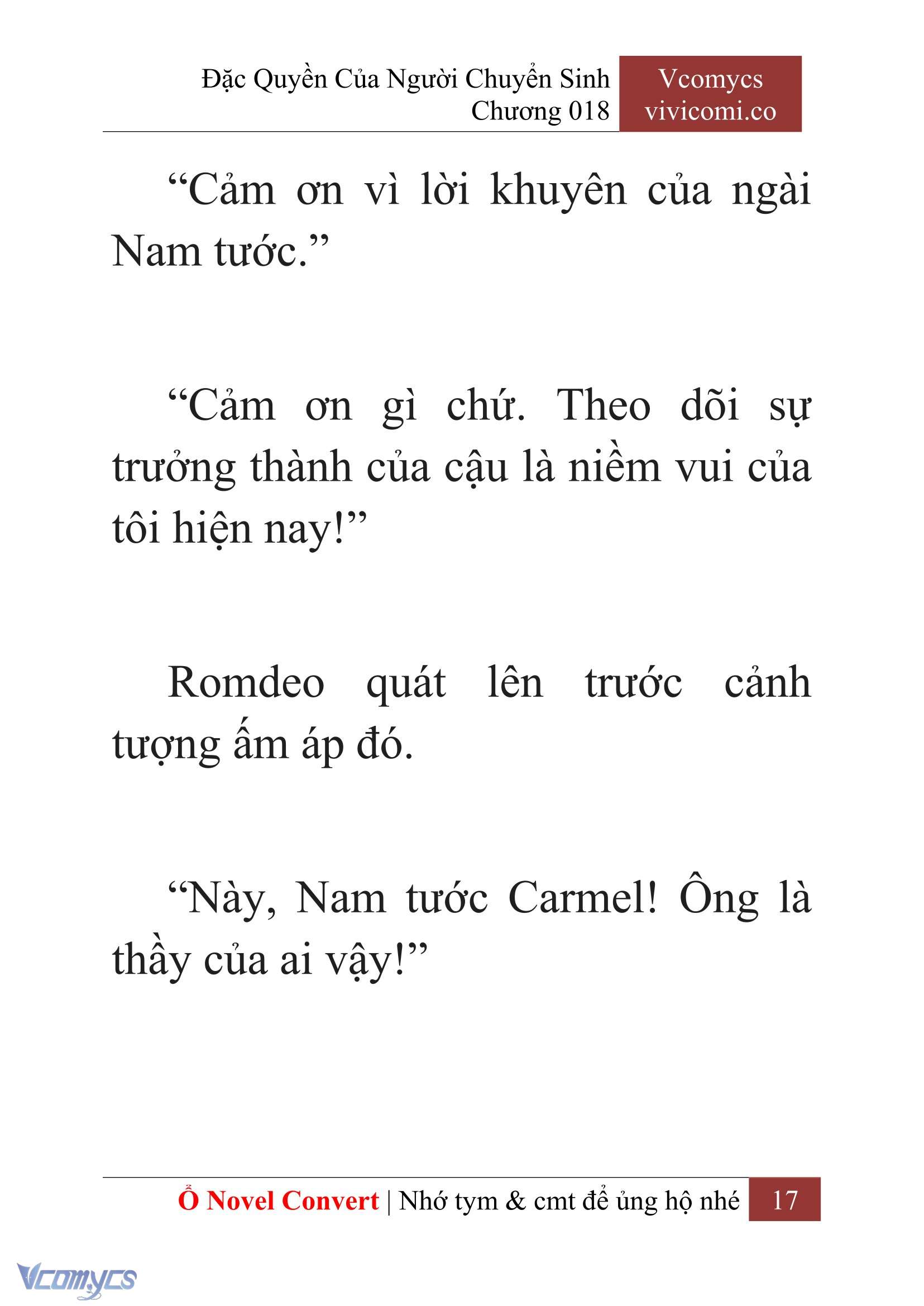 [Novel] Đặc Quyền Của Người Chuyển Sinh Chapter 18 - Trang 20