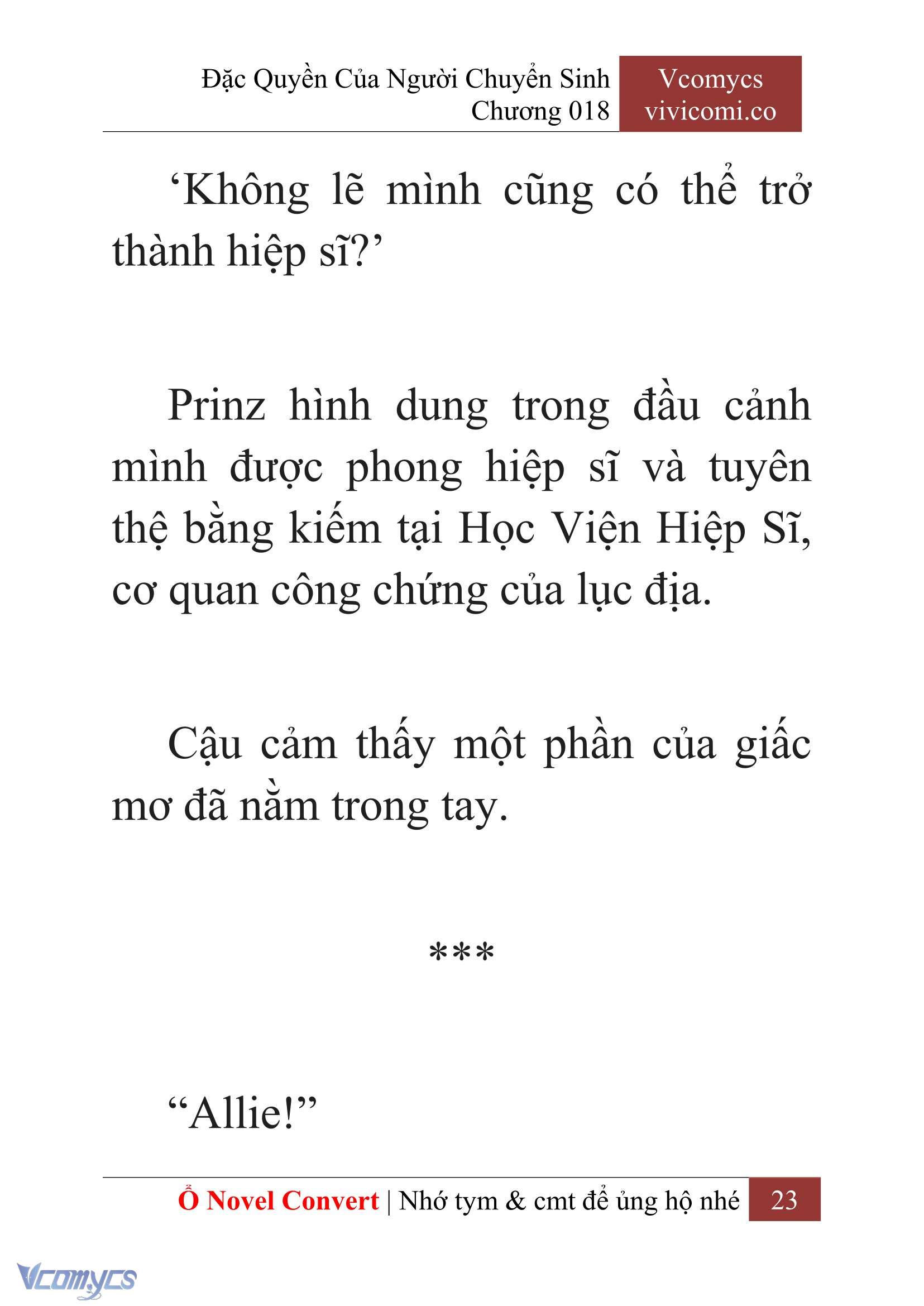 [Novel] Đặc Quyền Của Người Chuyển Sinh Chapter 18 - Trang 26