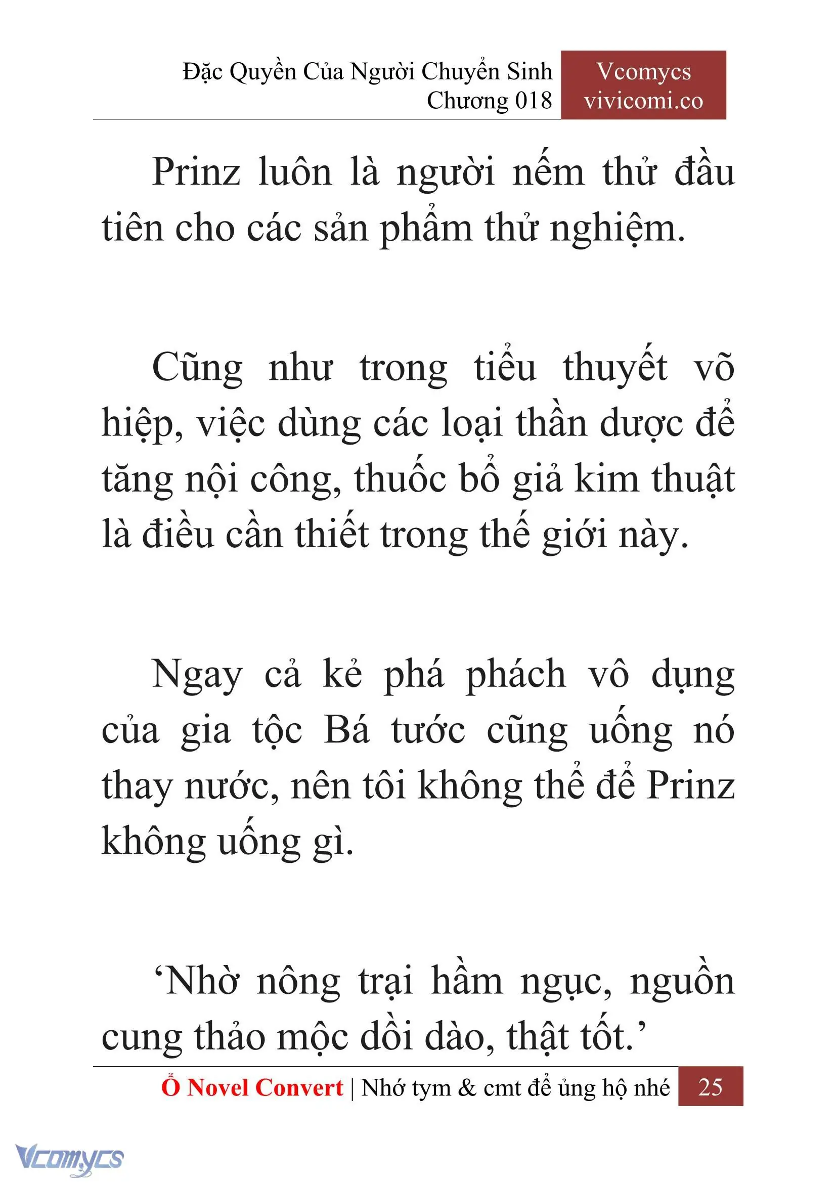 [Novel] Đặc Quyền Của Người Chuyển Sinh Chapter 18 - Trang 28