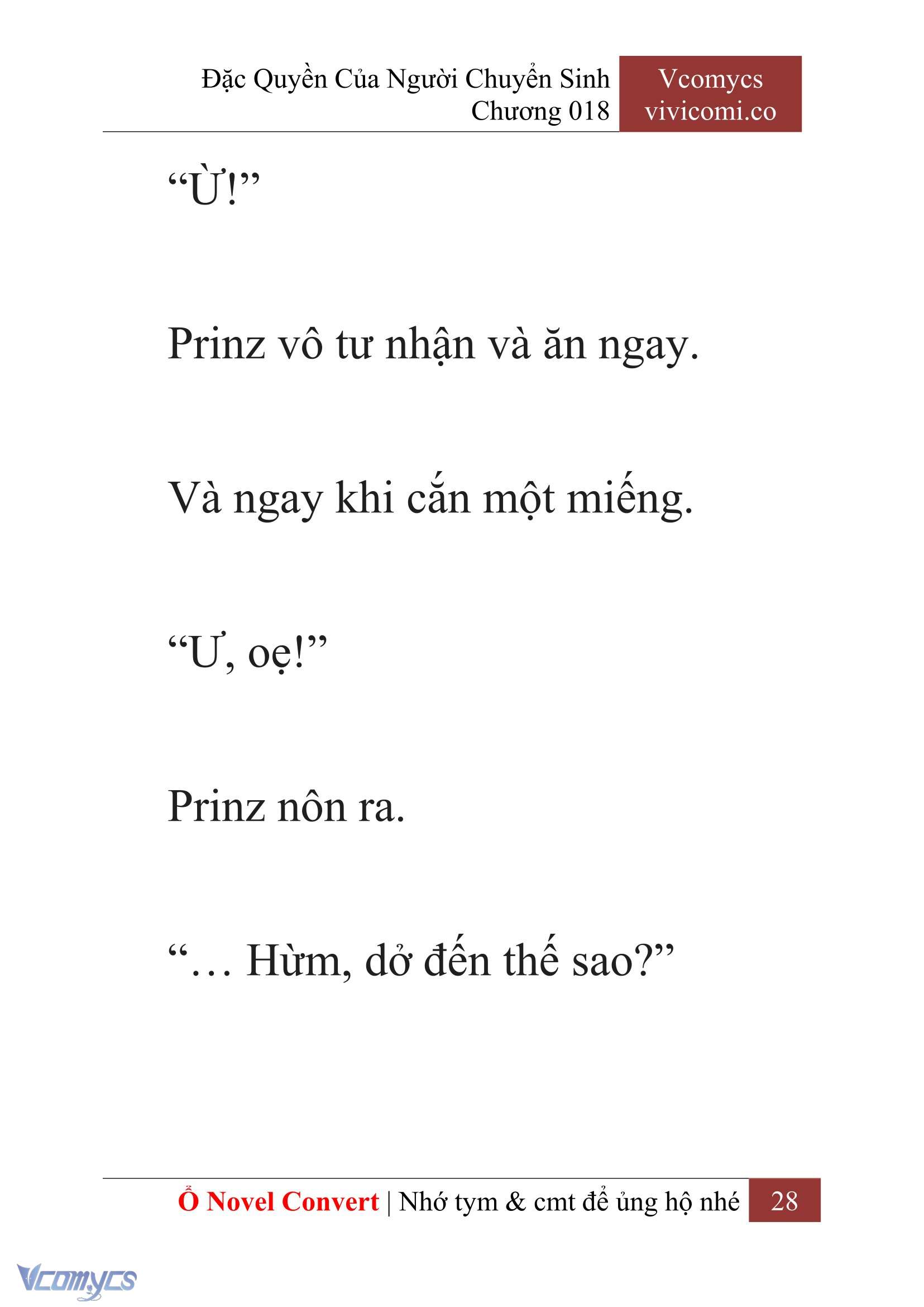 [Novel] Đặc Quyền Của Người Chuyển Sinh Chapter 18 - Trang 31