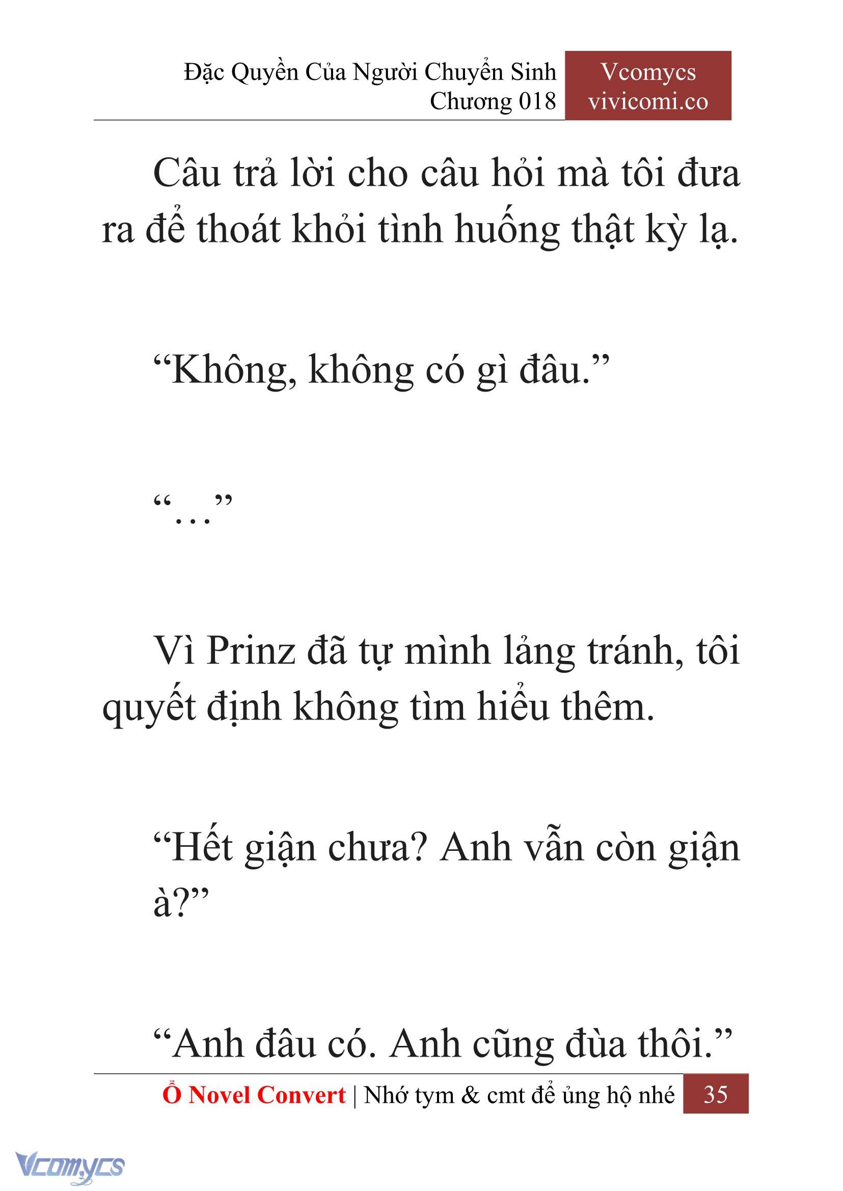 [Novel] Đặc Quyền Của Người Chuyển Sinh Chapter 18 - Trang 37